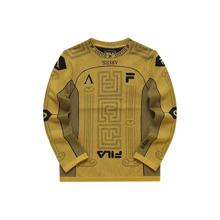 FILA FUSION X Aries T-Shirt Женская Песочный Желтый Золото