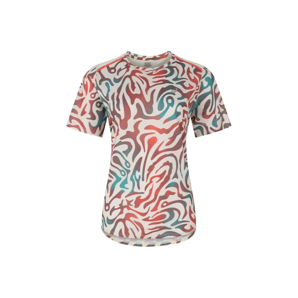 Asics Женская беговая футболка женский бежевый