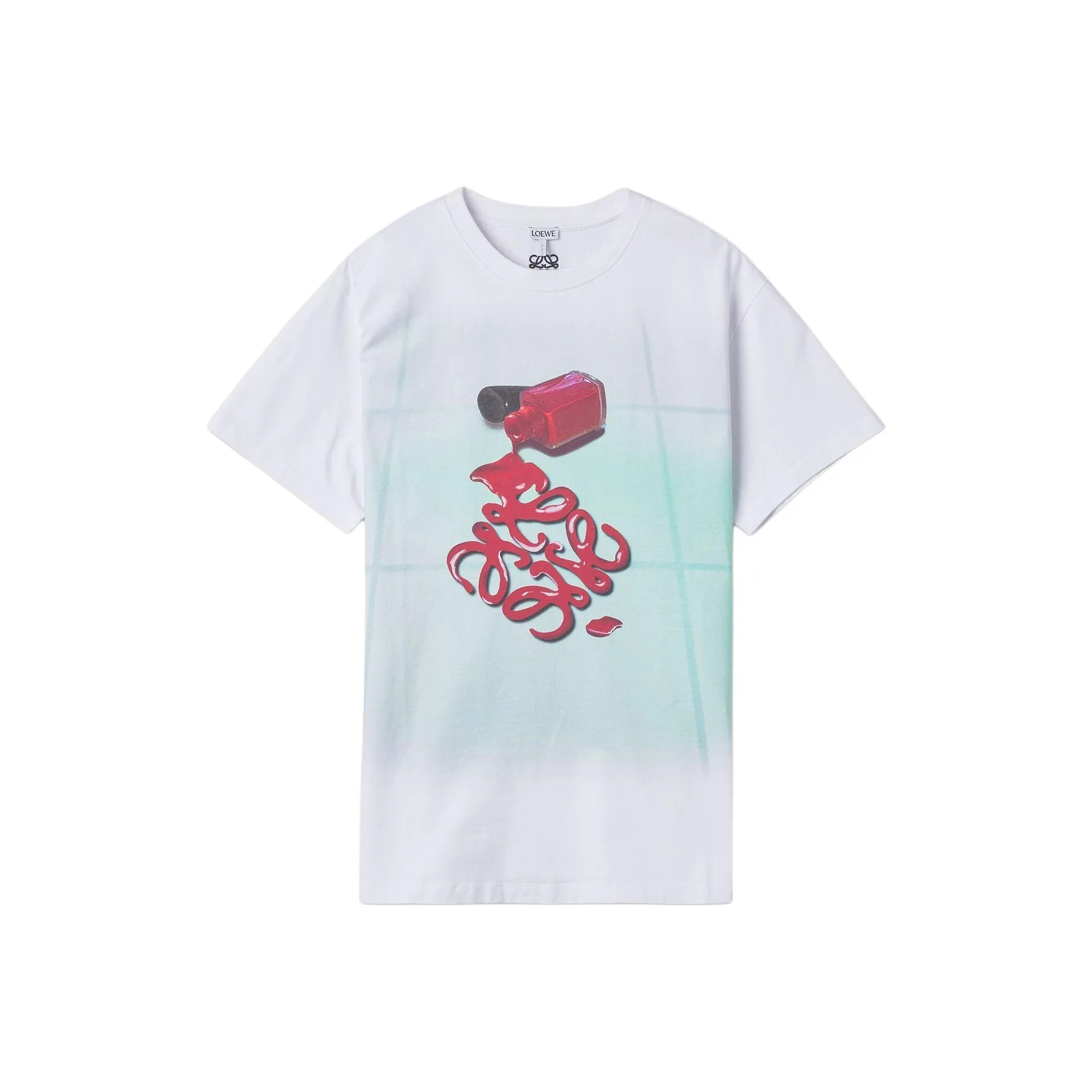 LOEWE Совместное издание SS22 T-рубашка Женская Белая