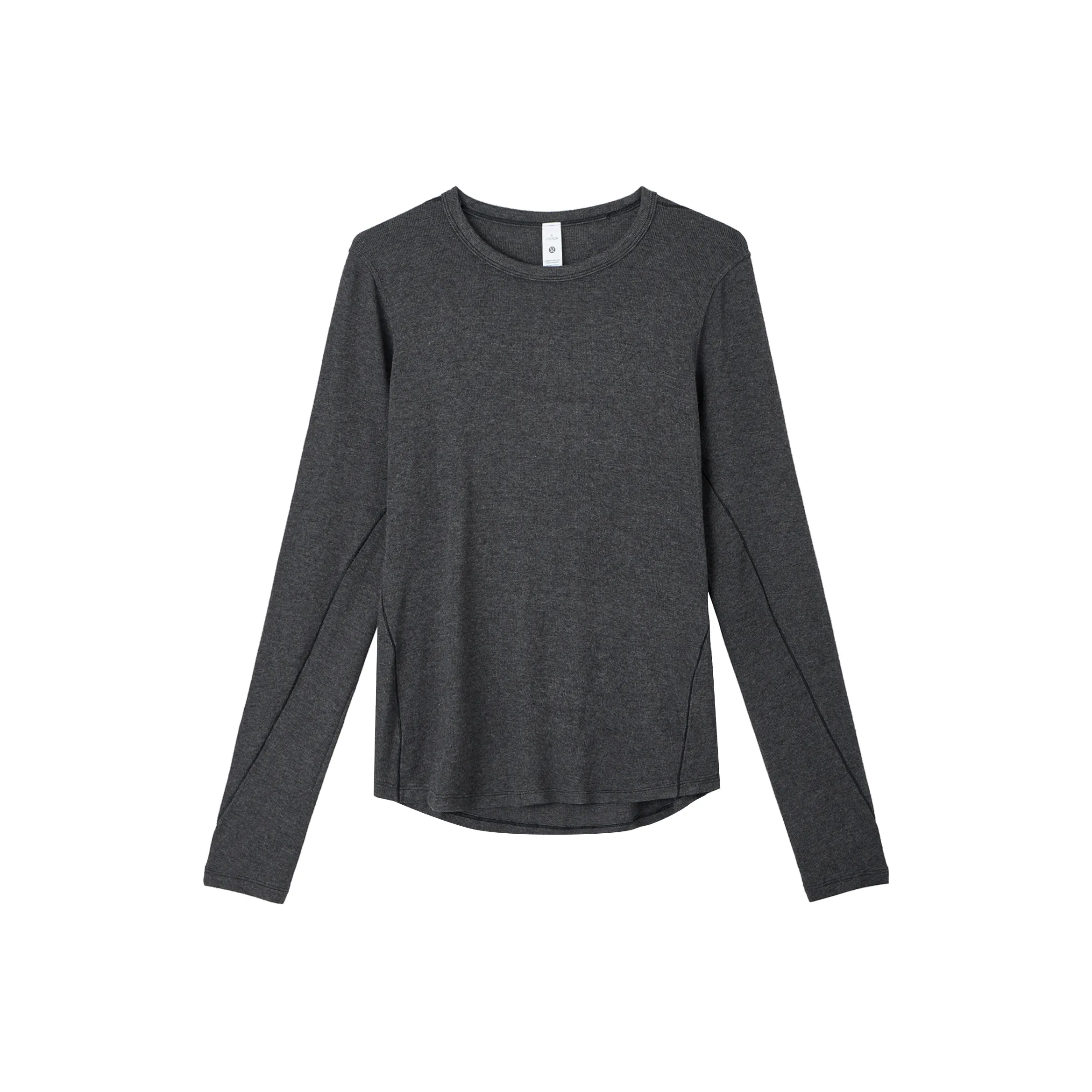 lululemon Стандартная футболка женская черная и серая