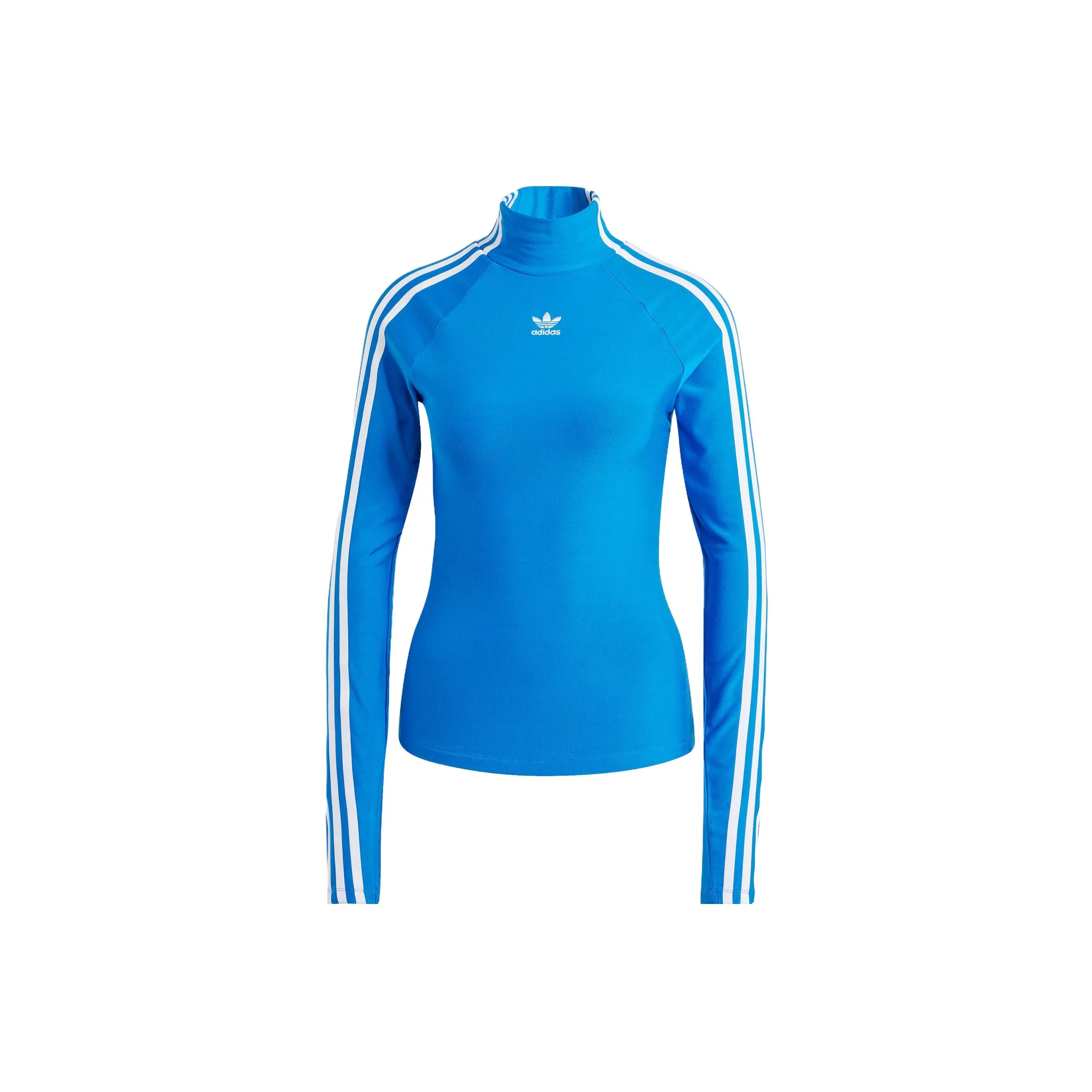 adidas originals Women's Adilenium Tight High-Neck Long-Sleeve Top Blue