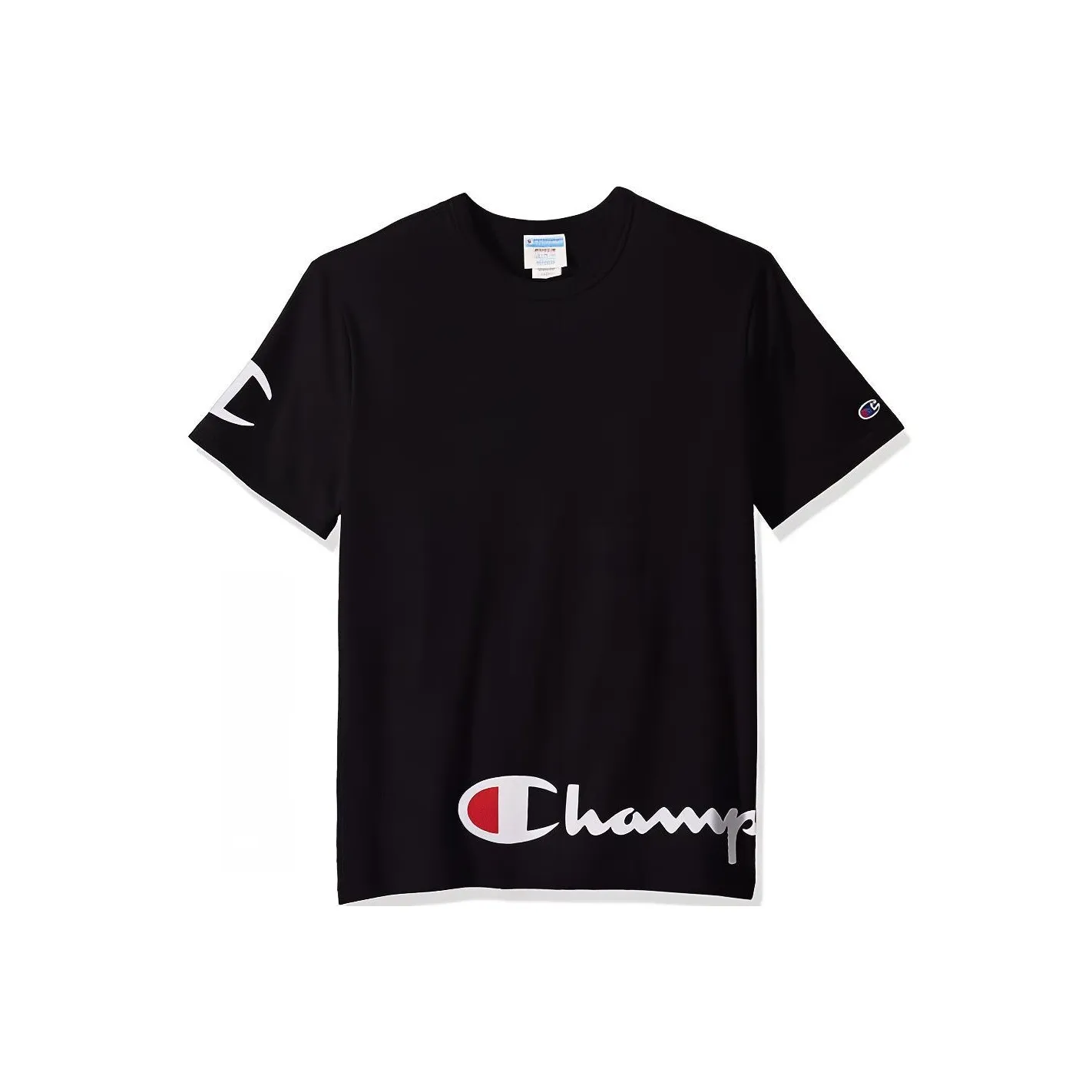 Champion T Shirt US Version Unisex Black