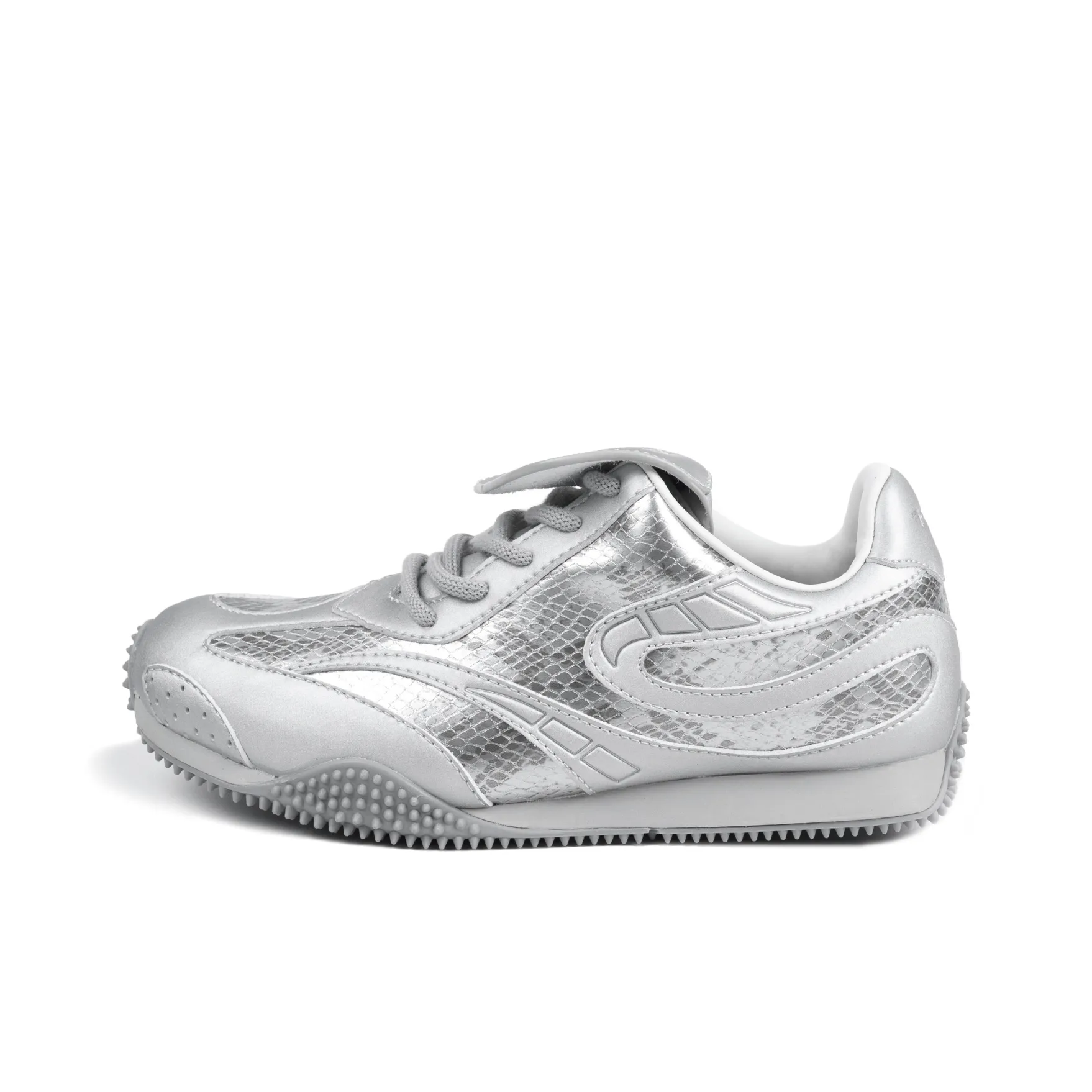 DEAF Низкий Топ Casual Унисекс Серый Серебряный