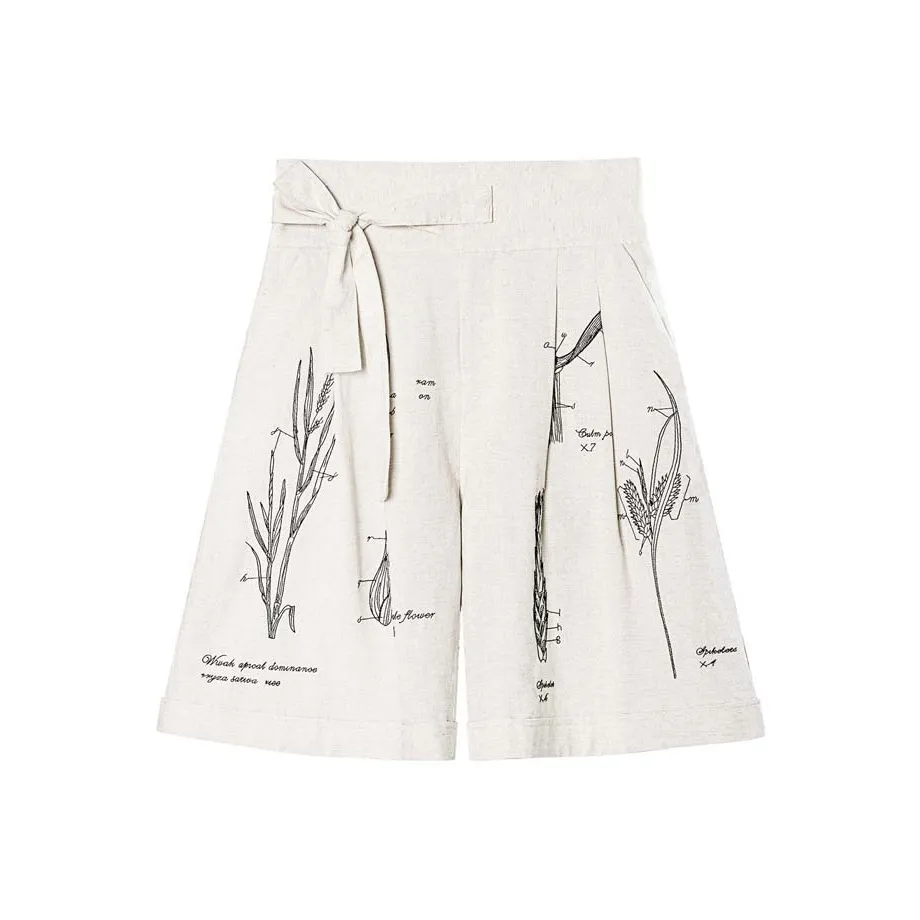VALLEYOUTH Casual Shorts Unisex Light Linen
