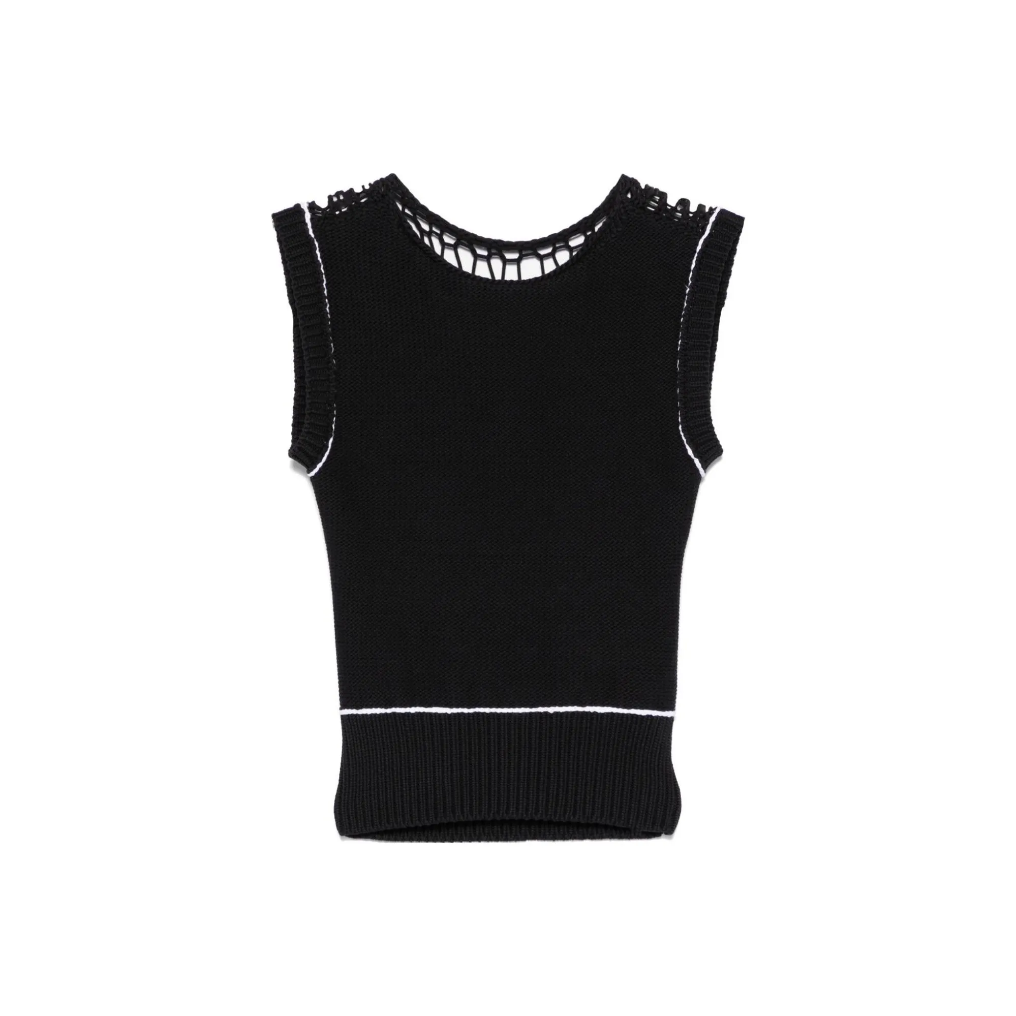 MM6 Maison Margiela Open knit Vest