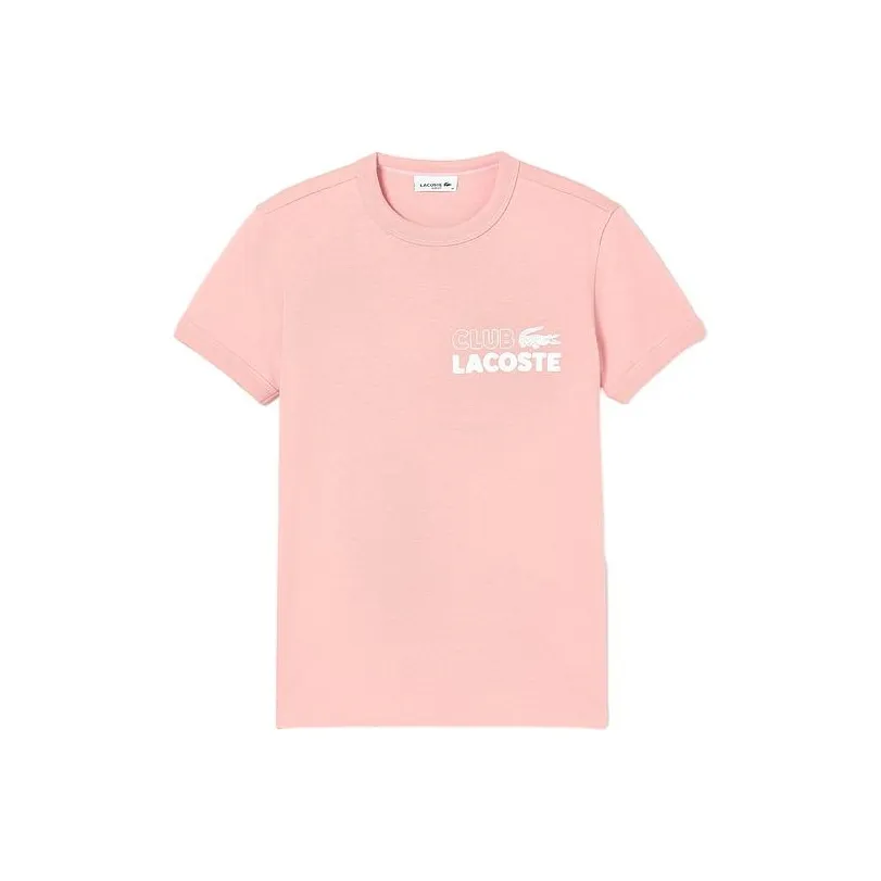 LACOSTE T Shirts Women's Pink