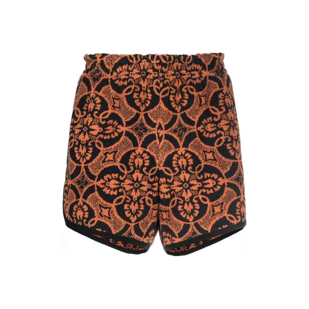 Marine Serre Sports Shorts Men's Orange