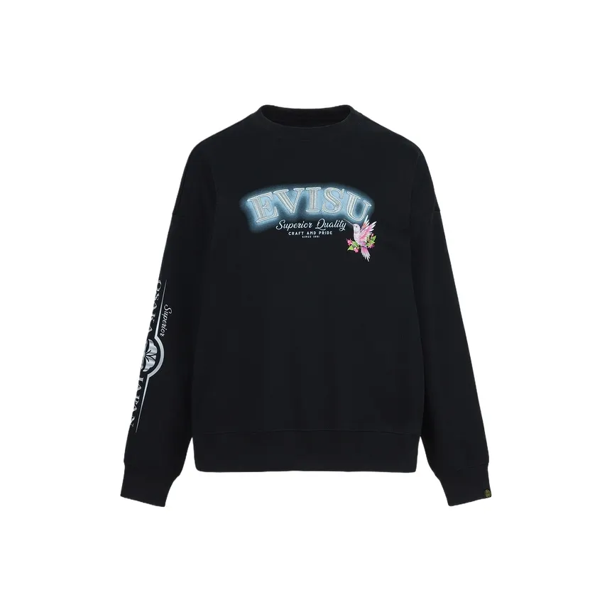 EVISU Regular Long Sleeved T Shirt Women's Black