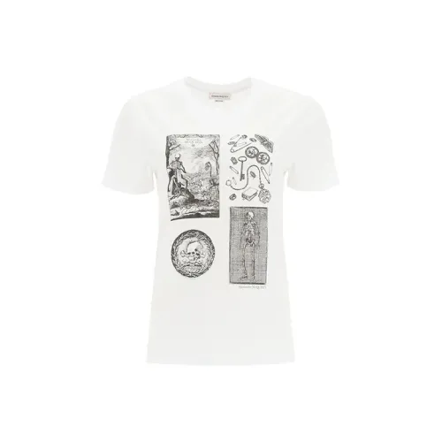 Alexander McQueen Белые Женские Футболки