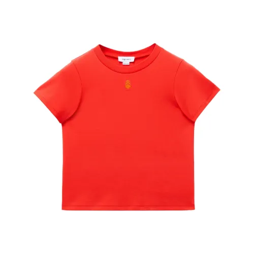 Alexander McQueen Коралловые Женские Рубашки T