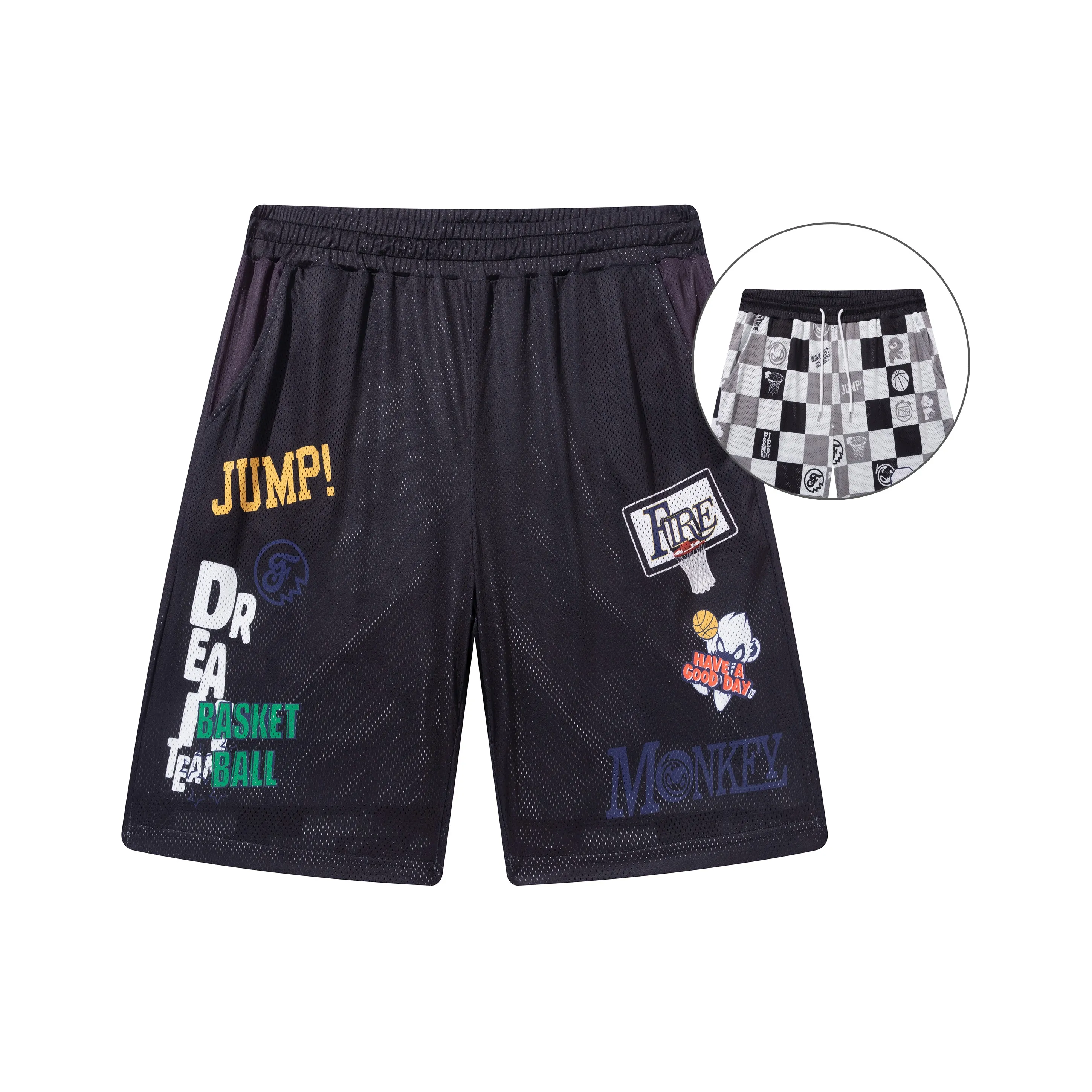 FireMonkey Спортивные шорты Унисекс Черный