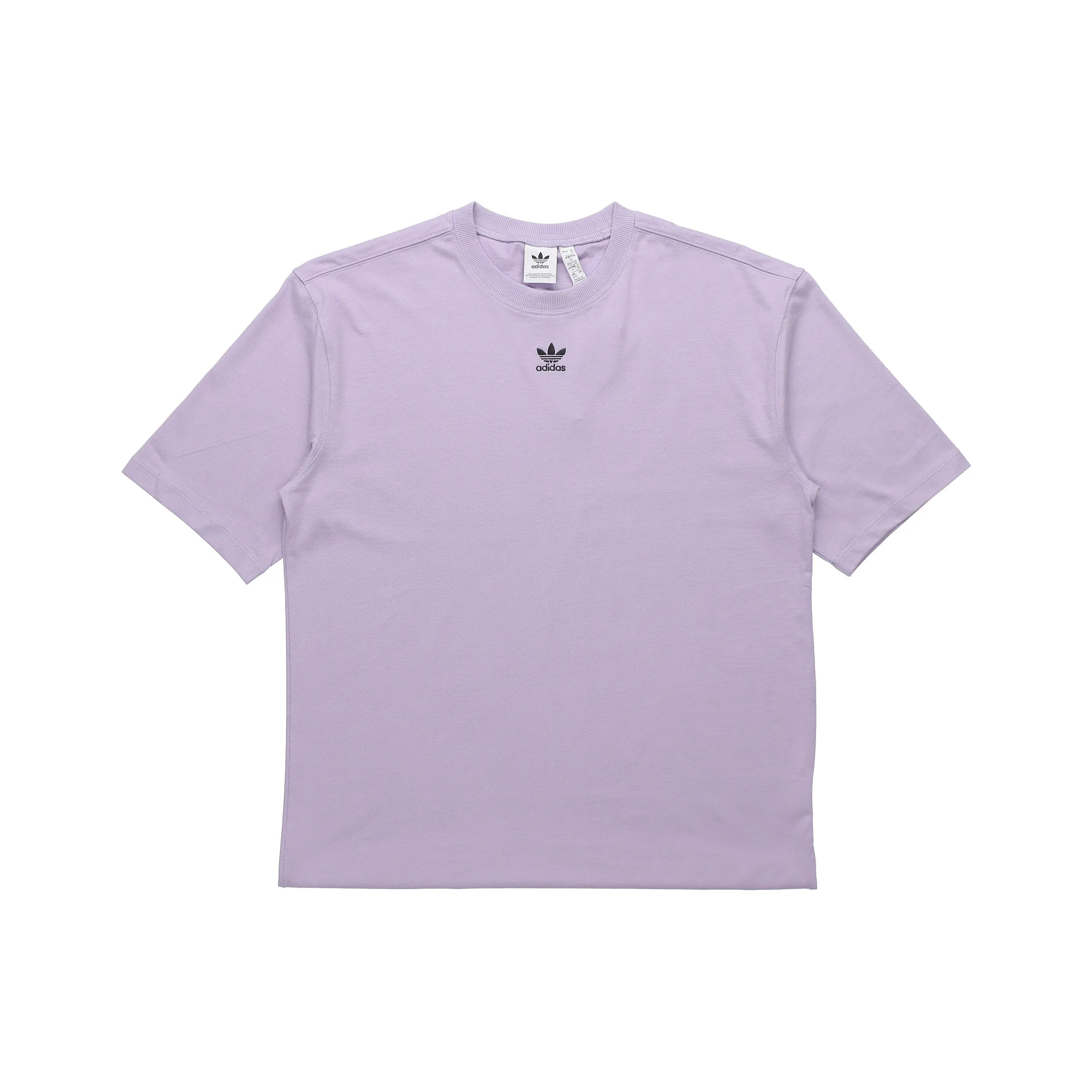 Adidas Originals Drop Shoulder Sleeve T Shirt Women's Light Purple