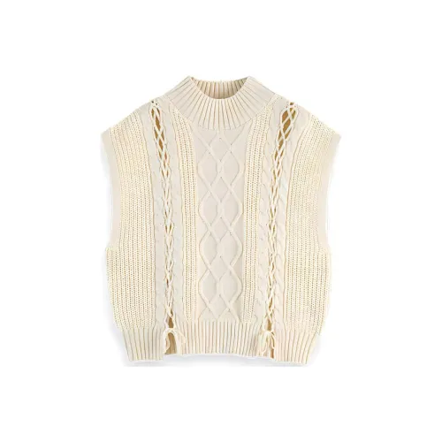 Scotch&Soda Экрю Женские Майки