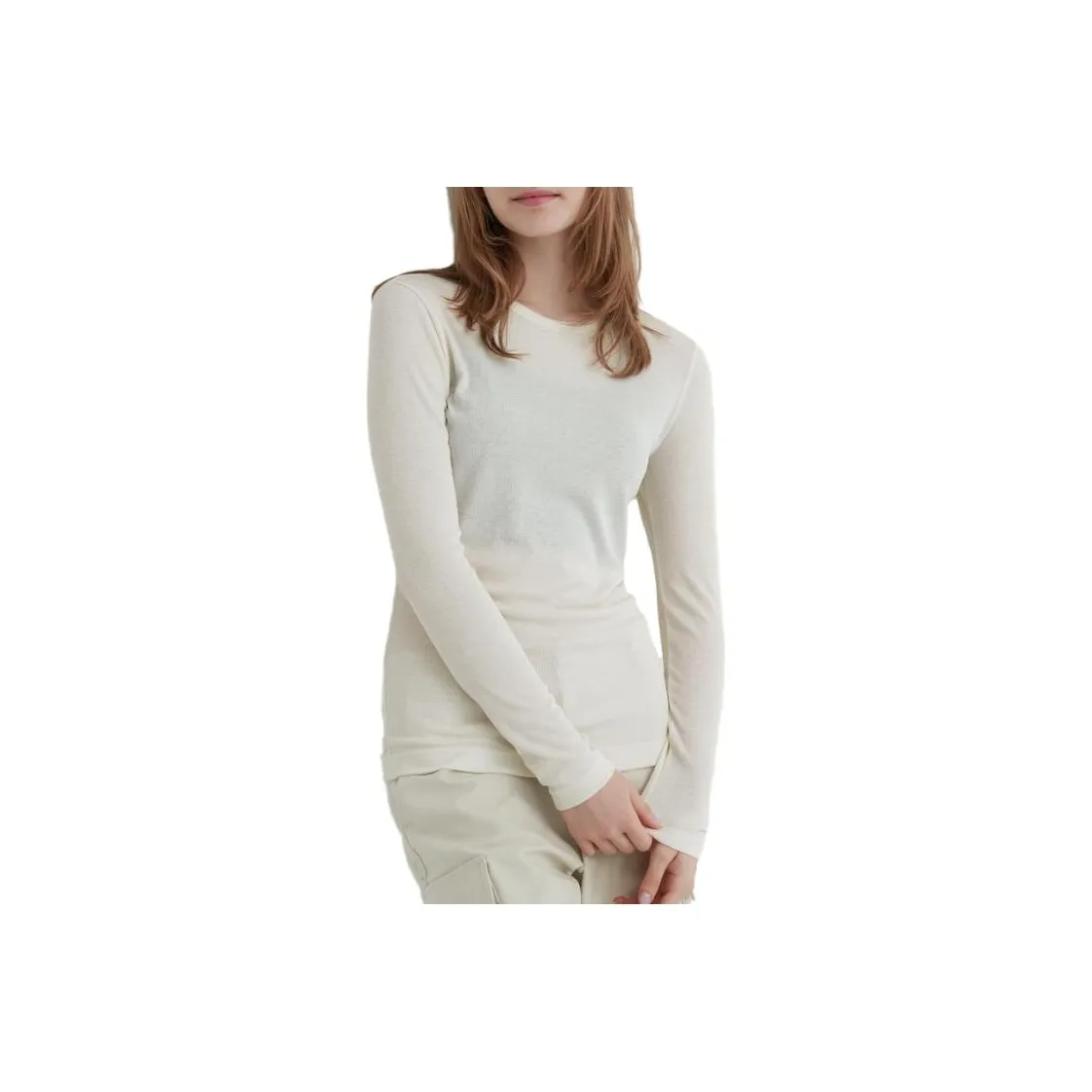 UNIQLO Сливочный Женский T-рубашки