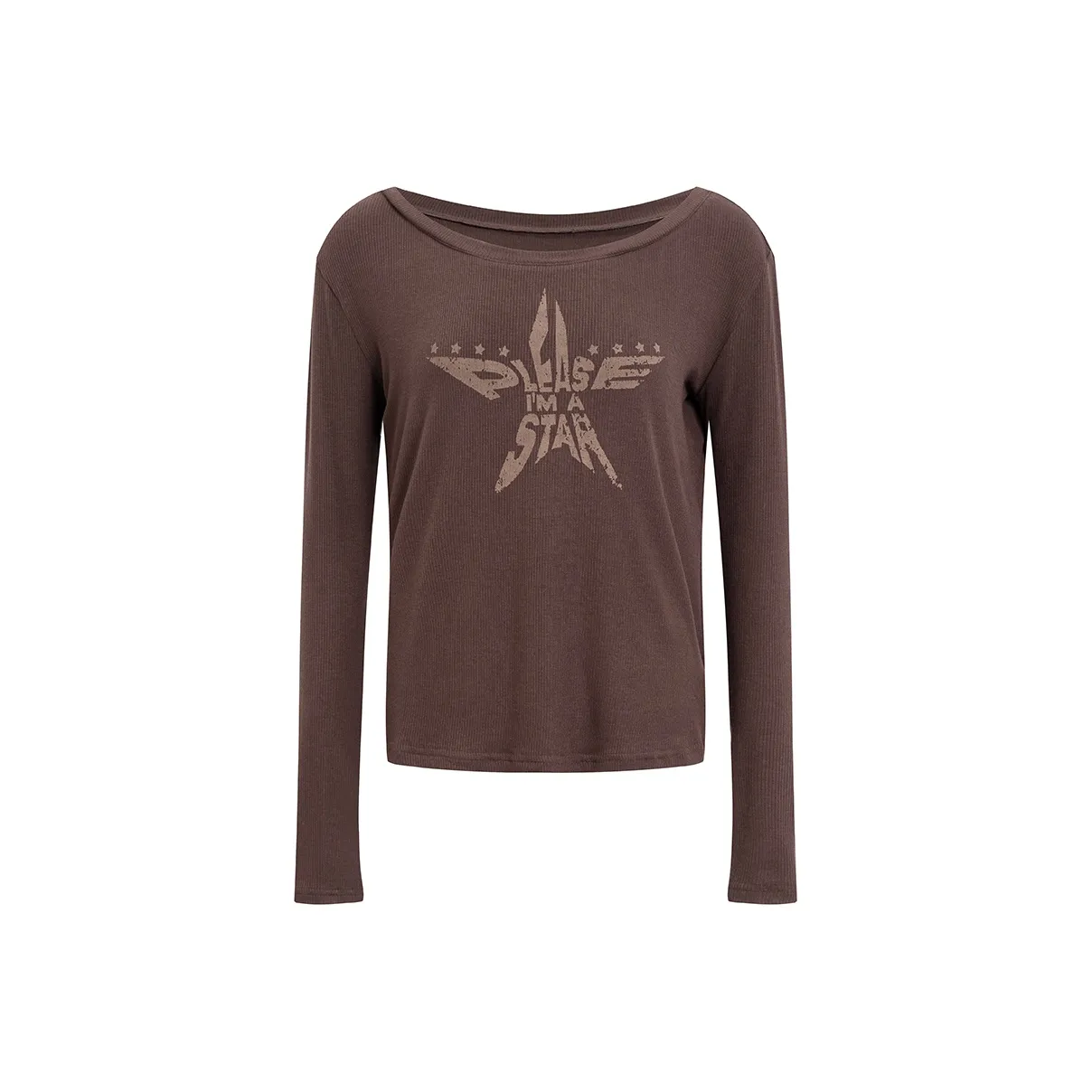 Ariseism T-Shirt Женская Темно-Коричневый