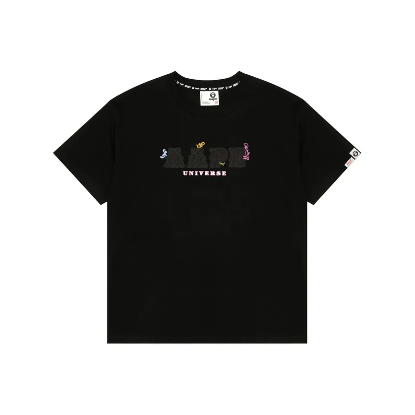 Aape By *A Bathing APE® Logo patch T shirt