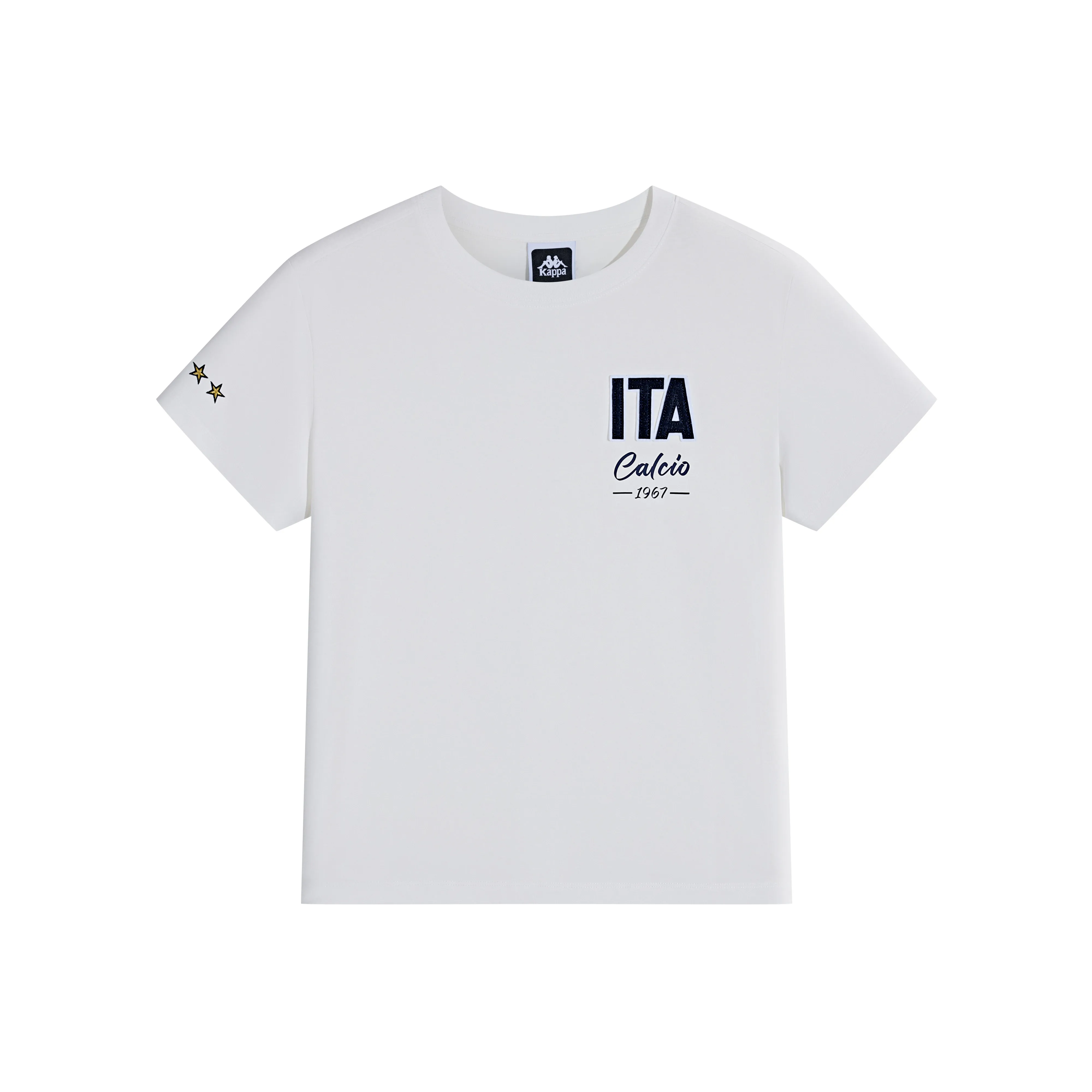 KAPPA 1916 Series Лето T Рубашка Женская Белая