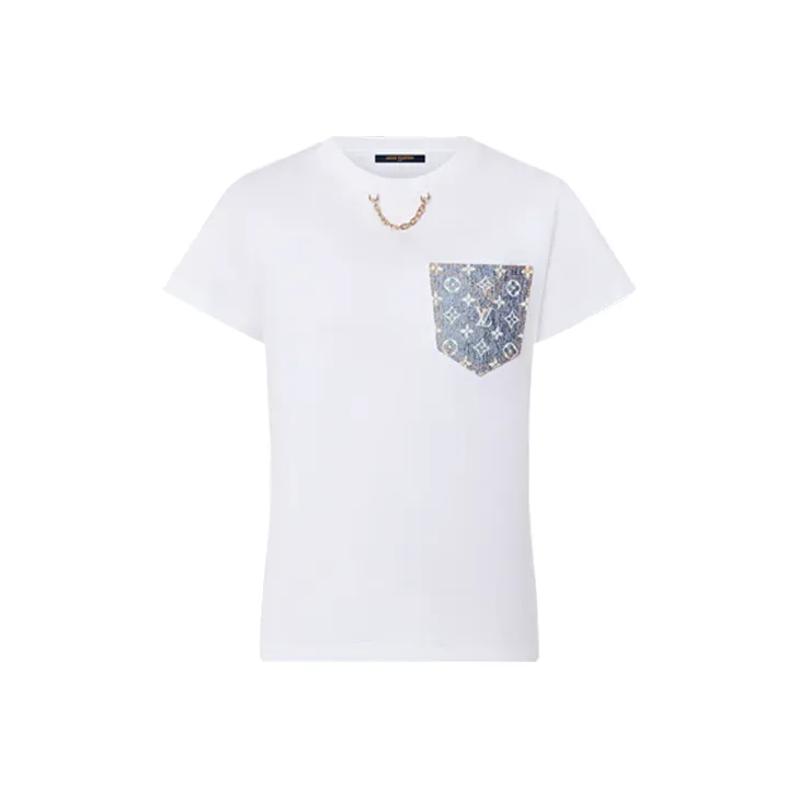 Lv Monogram Pocket T Shirt