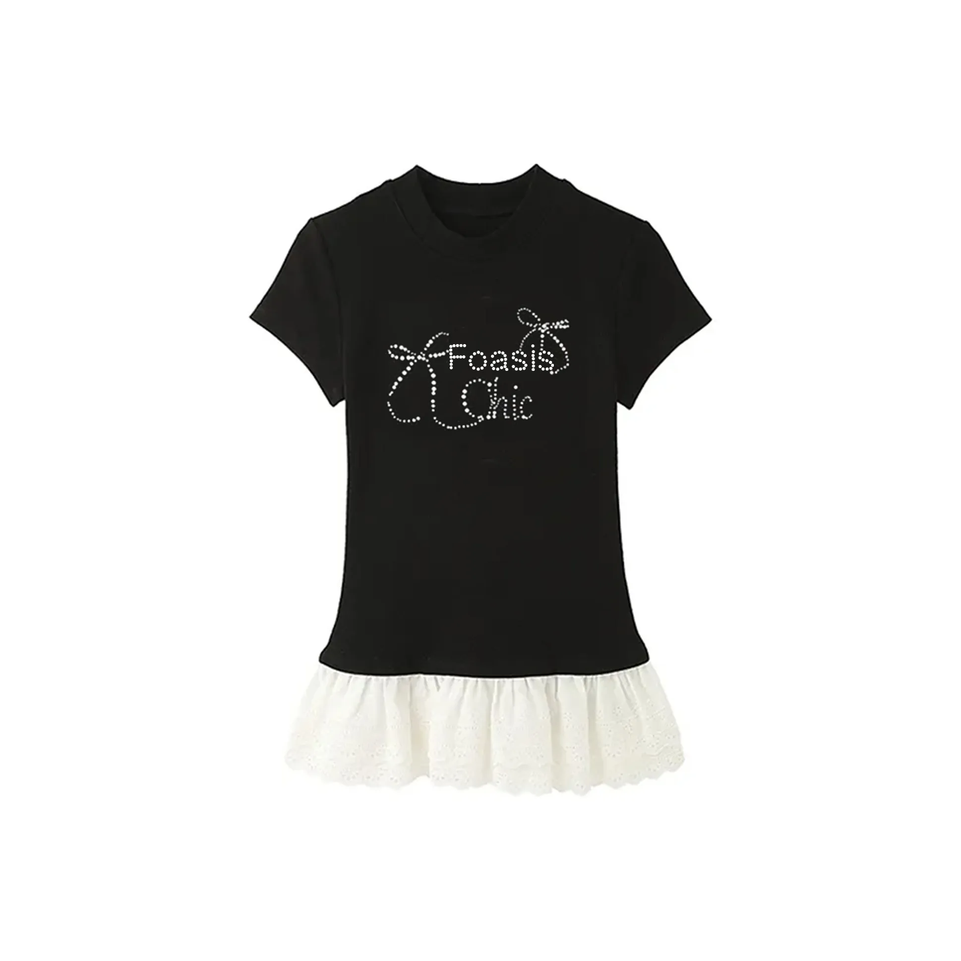 FOASIS Черные Женские Т-рубашки