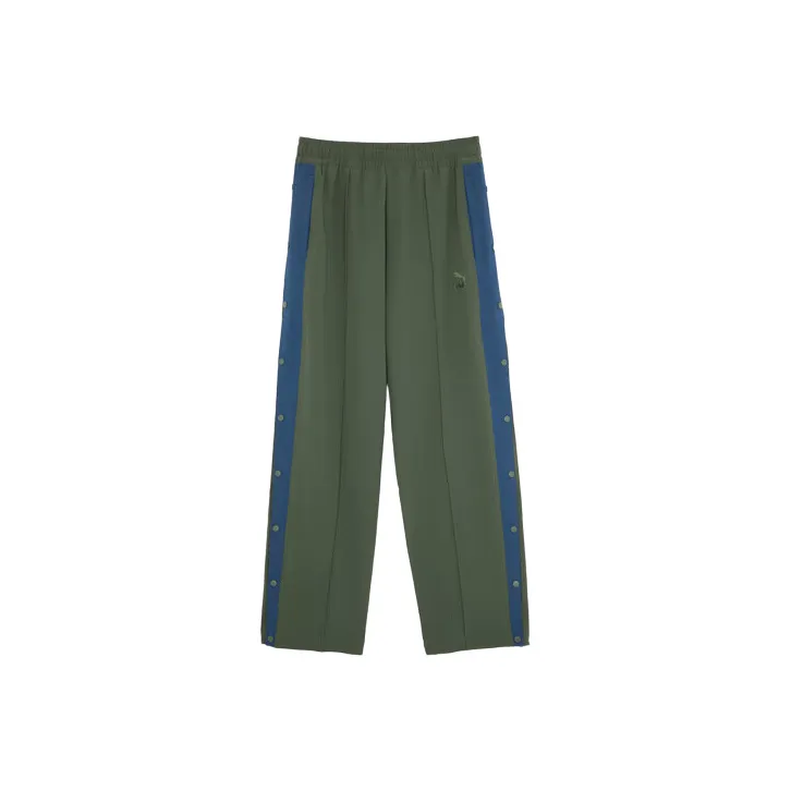 PUMA Fall 2022 T7 Collection T7 WOVEN PANTS Casual Pants Unisex Army Green