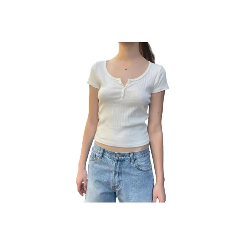 Brandy Melville Белые Женские Футболки