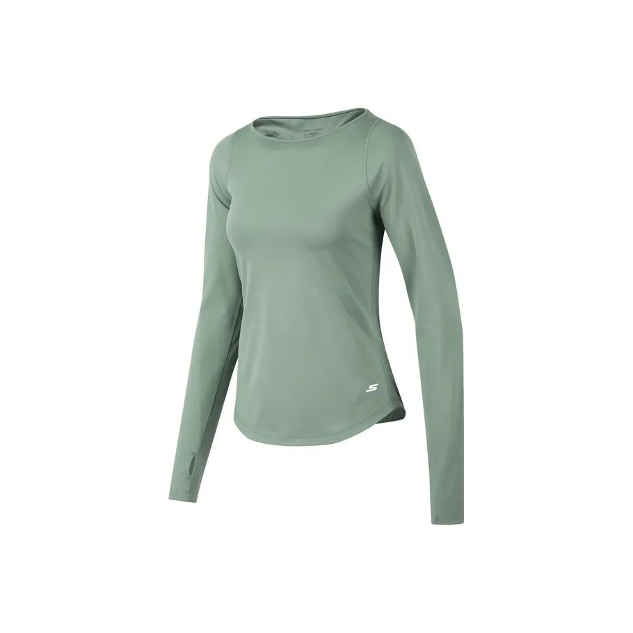 Skechers T-Shirt Женская Bay Зеленый