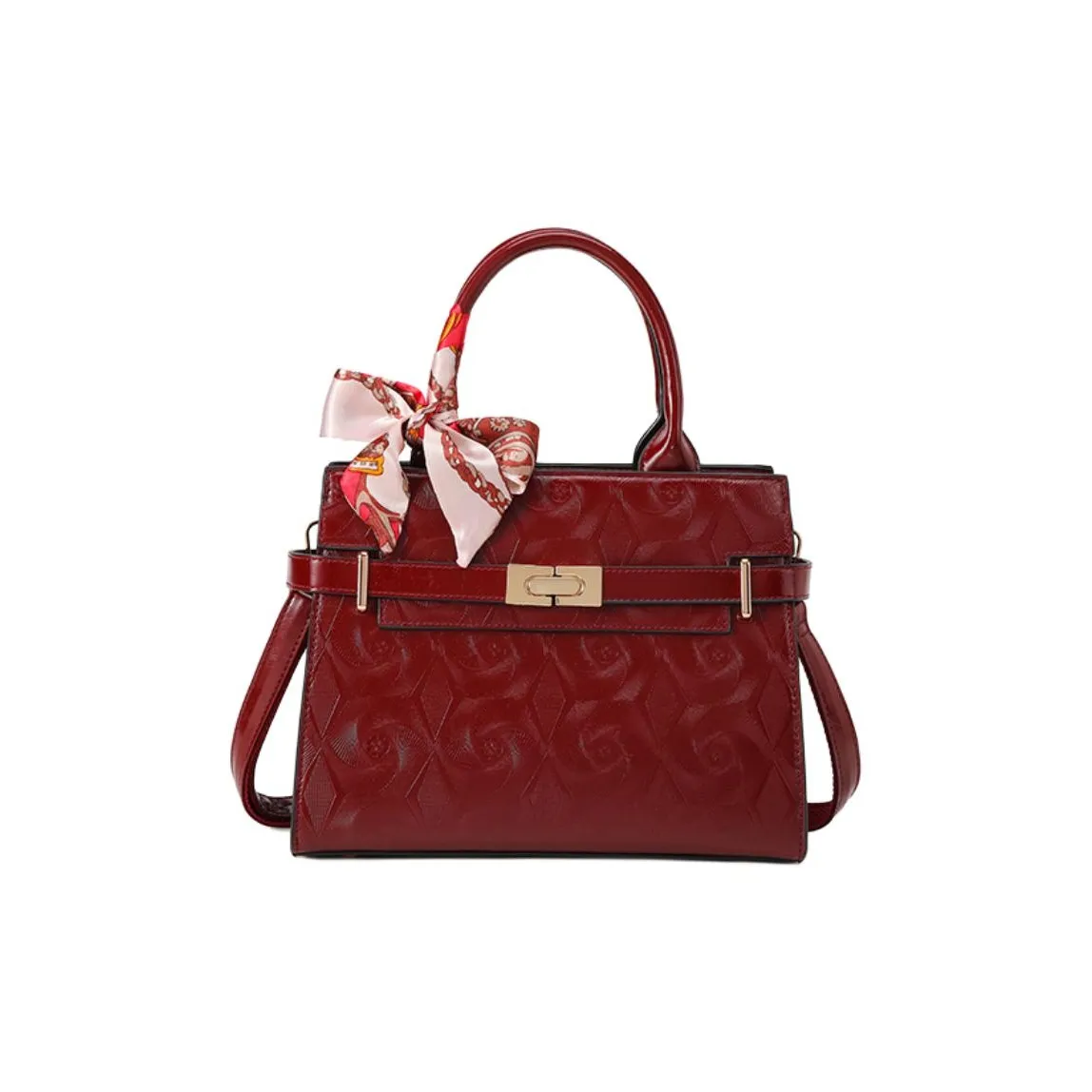 PAYOT Сумка через плечо из микрофибры синтетическая кожа сумка-тоут женская бордового цвета