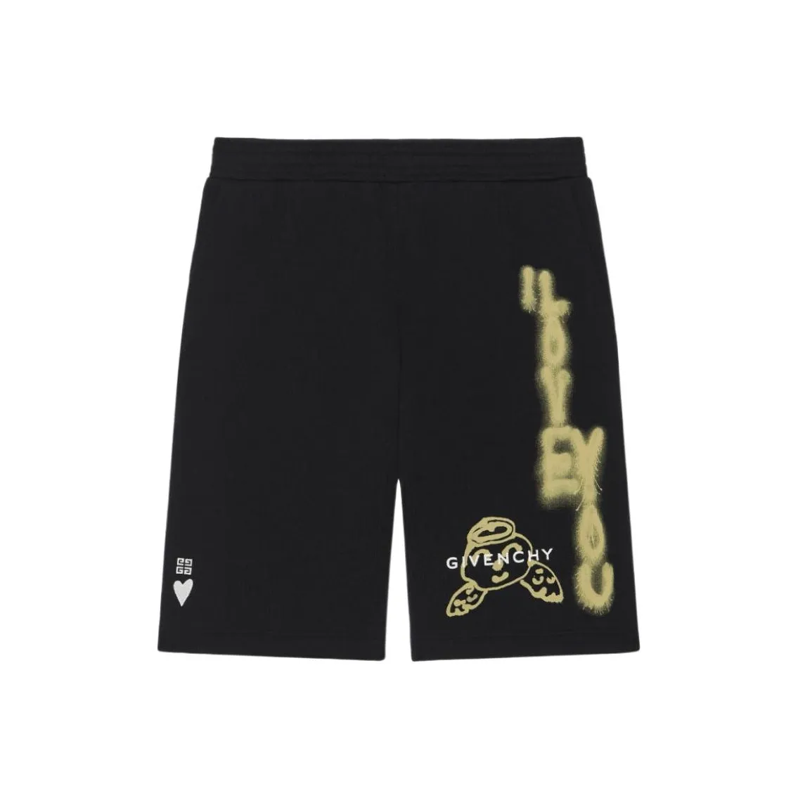 GIVENCHY Черные Мужские Повседневные Шорты
