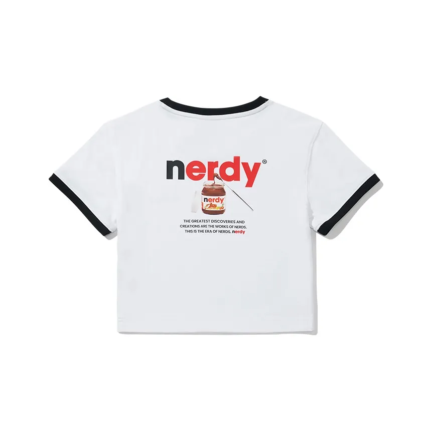 Nerdy Белый Женские Короткие Топы