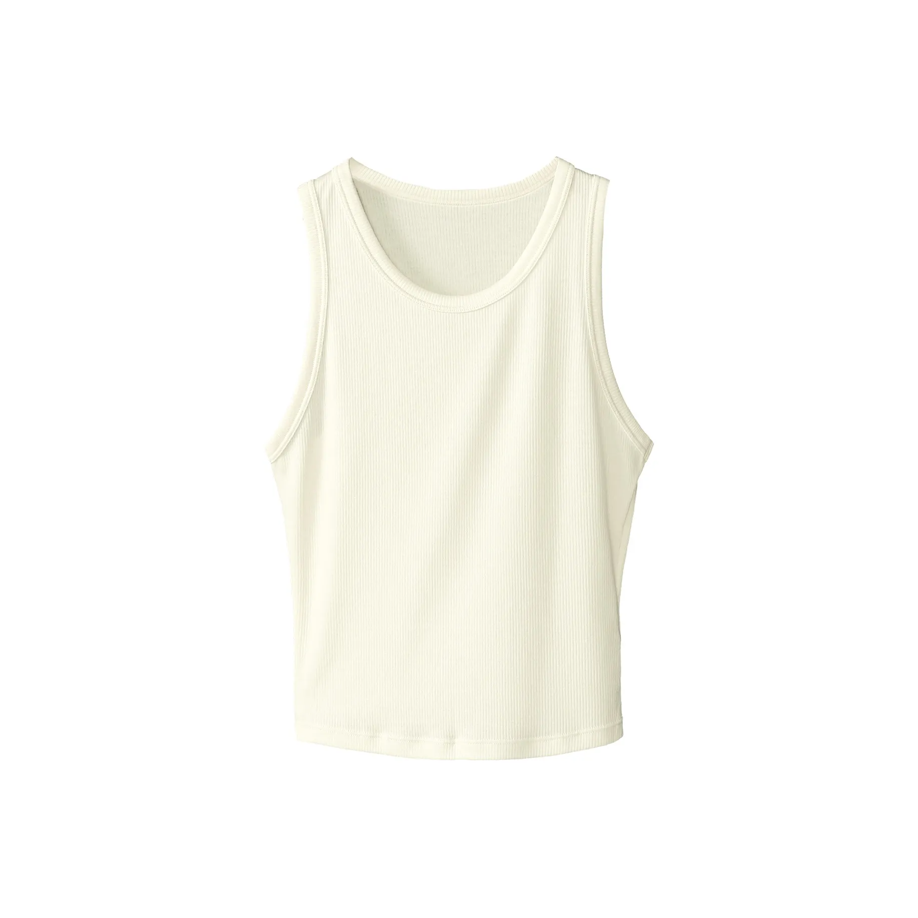 Fstudio Летний Корейский стиль Маленький Ледяной шелк Топ Внутренний Без рукавов Женский