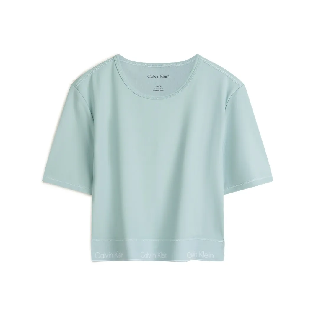 Calvin Klein Logo waistband Crop Top