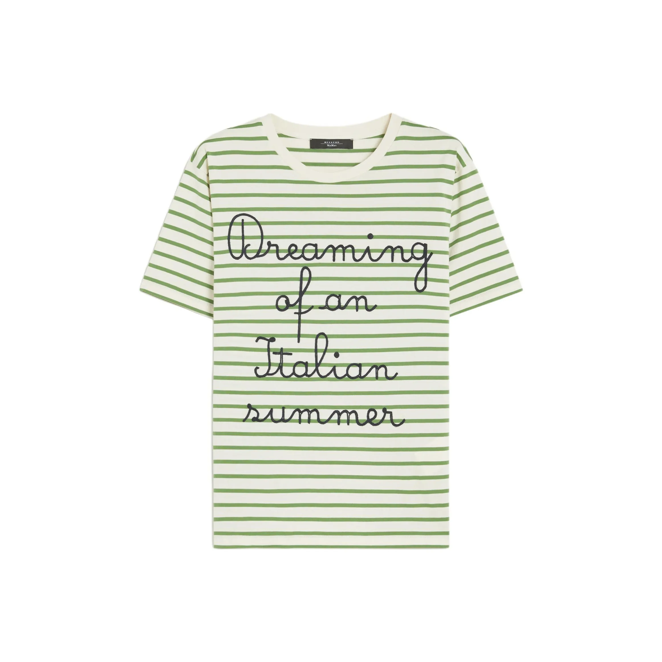 WEEKEND MaxMara Стандартная T-рубашка Женская Зеленая