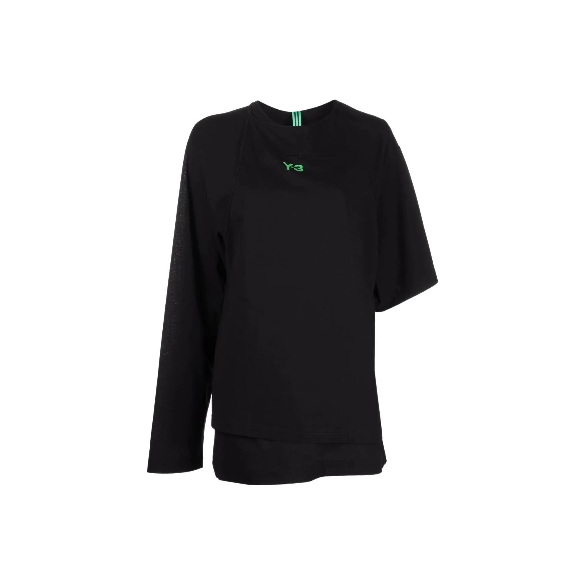 Y 3 One Sleeve Layered Top