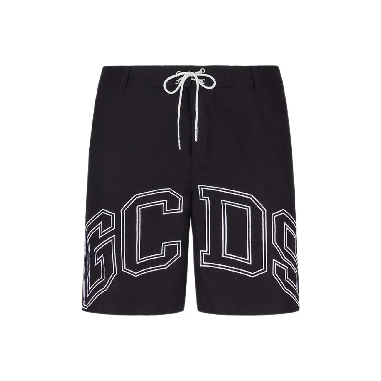 GCDS Черные Мужские Повседневные Шорты