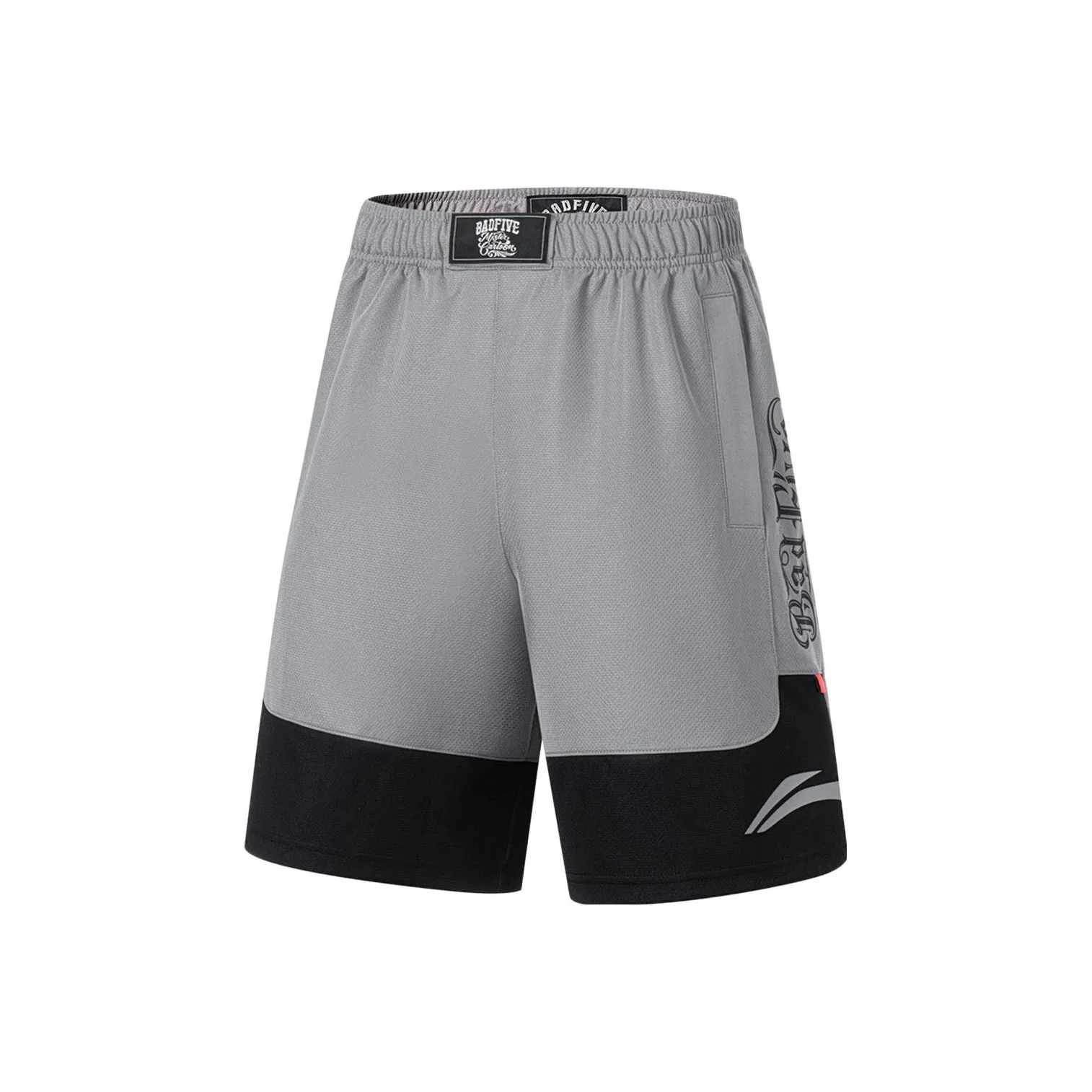 LiNing Sports Shorts Men's Shark Gray Black