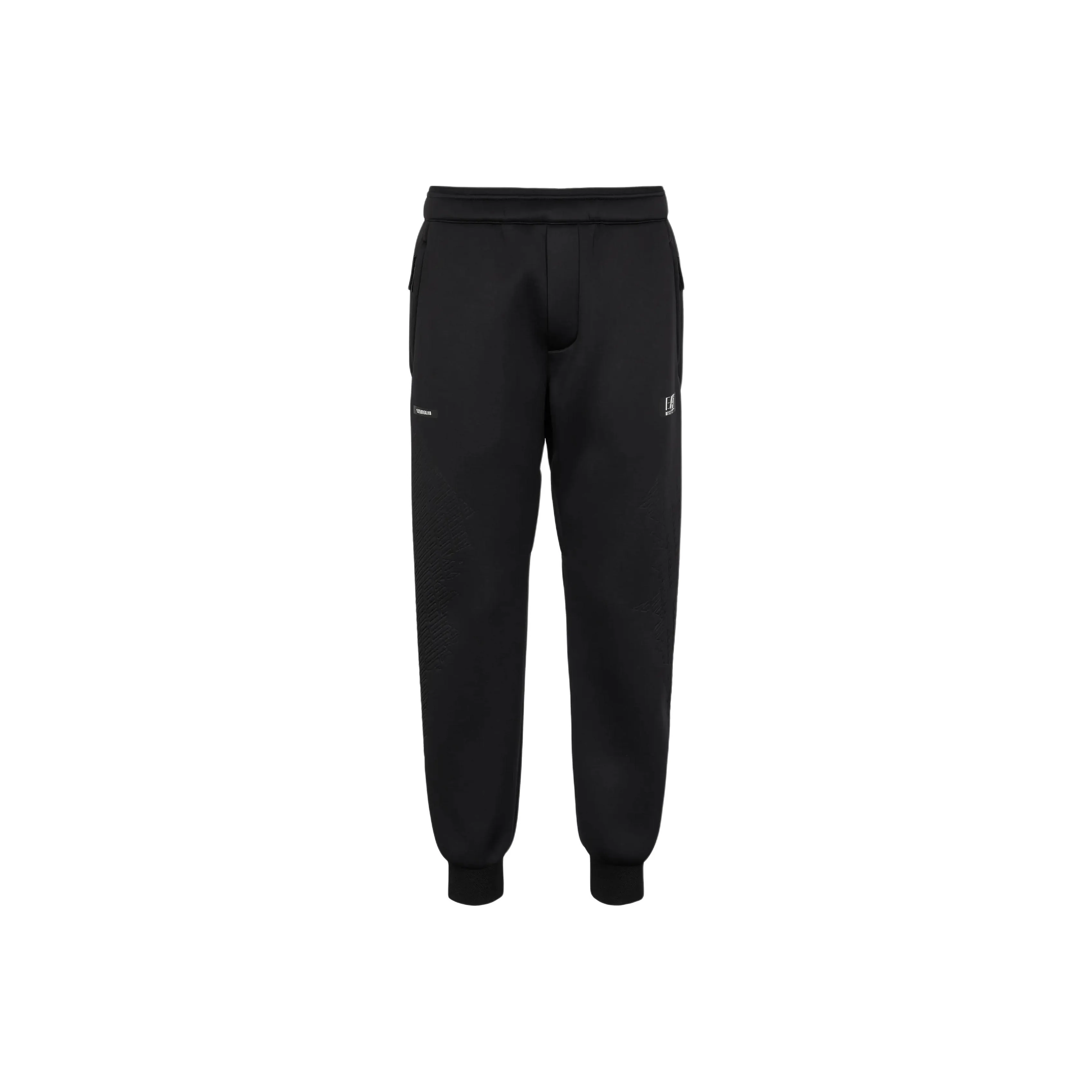 EMPORIO ARMANI EA7 SS24 Sports Pants Men's Black