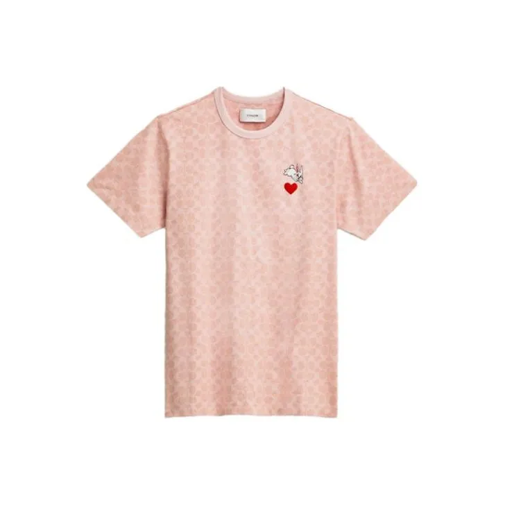 COACH T-Shirts Women's Pink