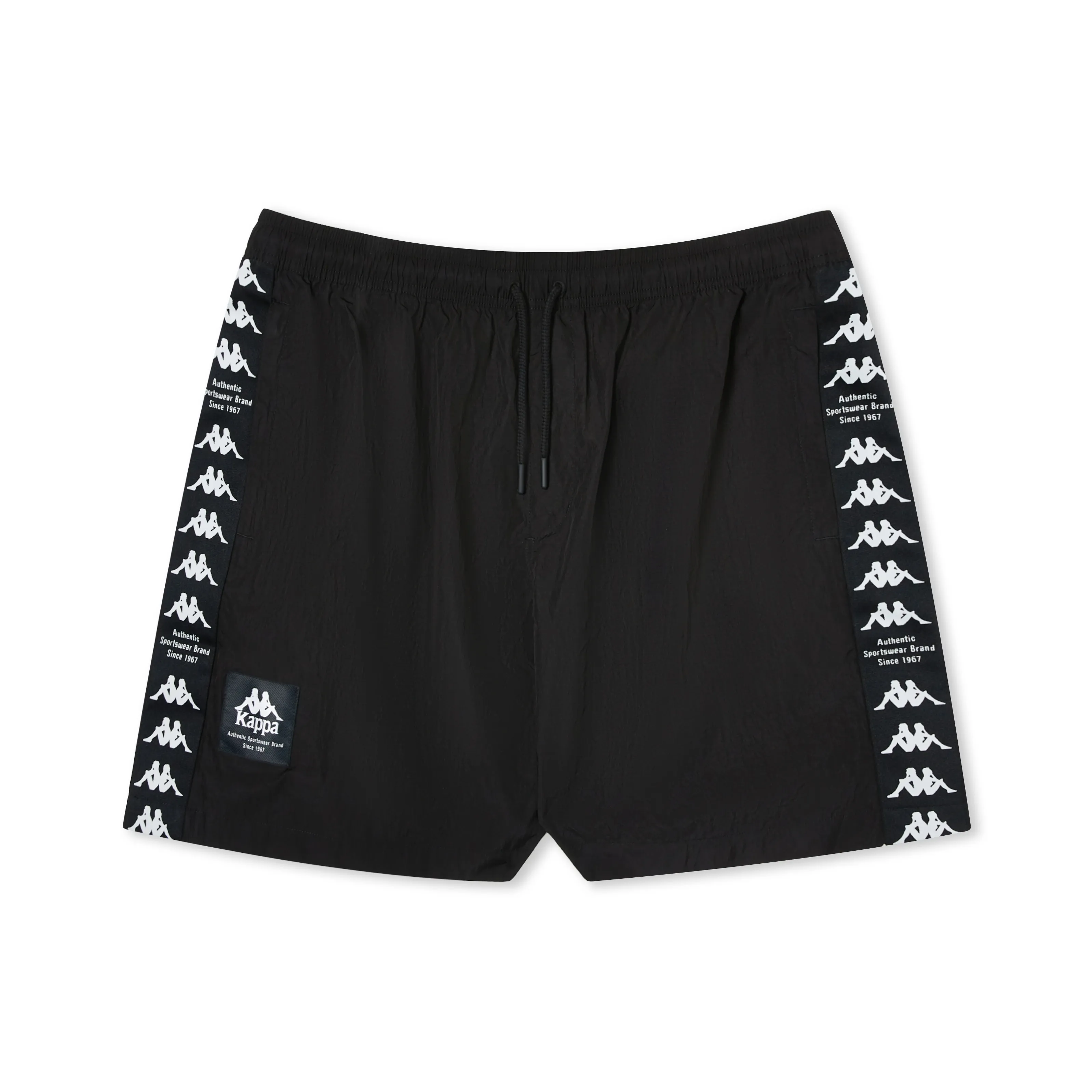 KAPPA Летние Повседневные Шорты Мужские Черные