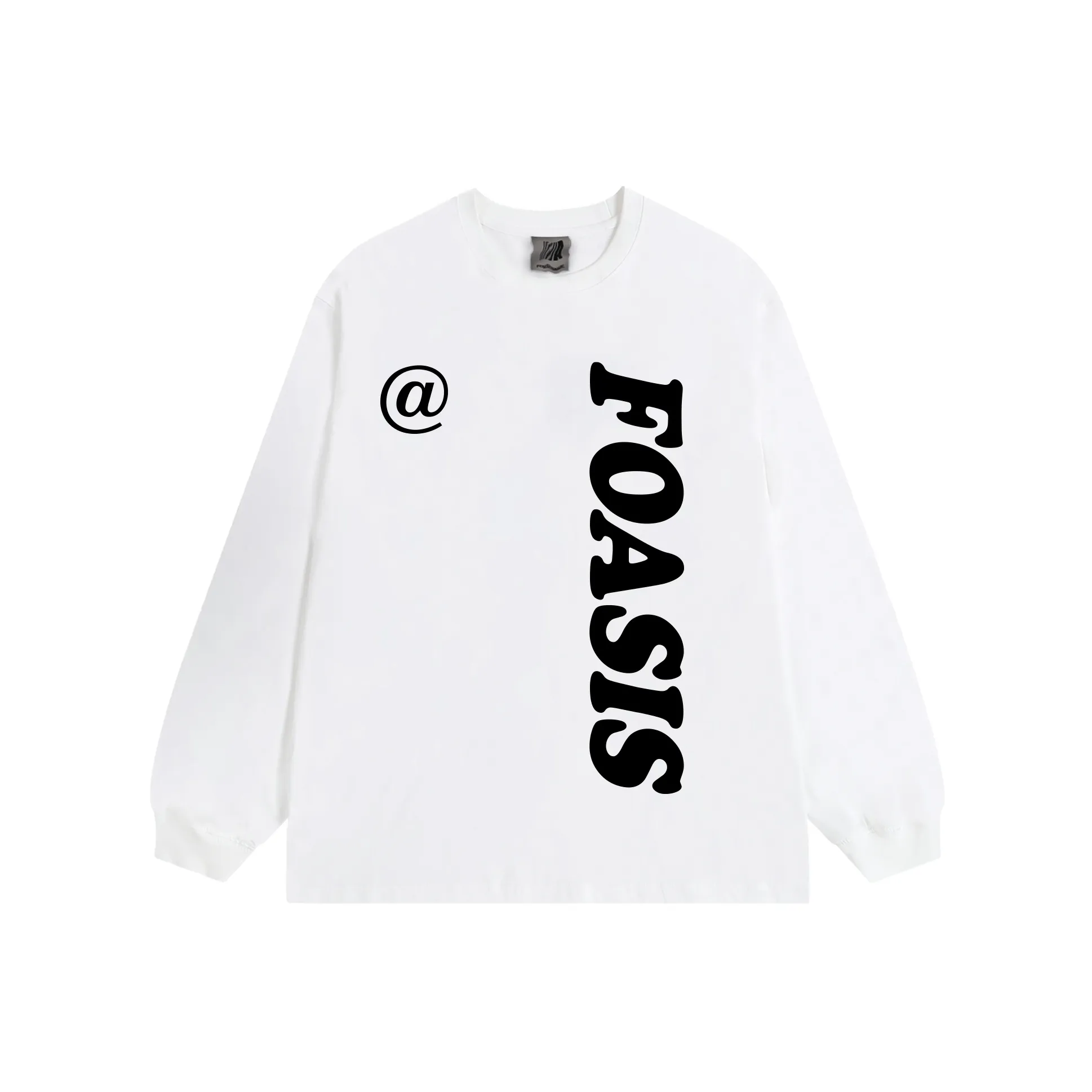 FOASIS Т-рубашка с оборванным рукавом унисекс белый