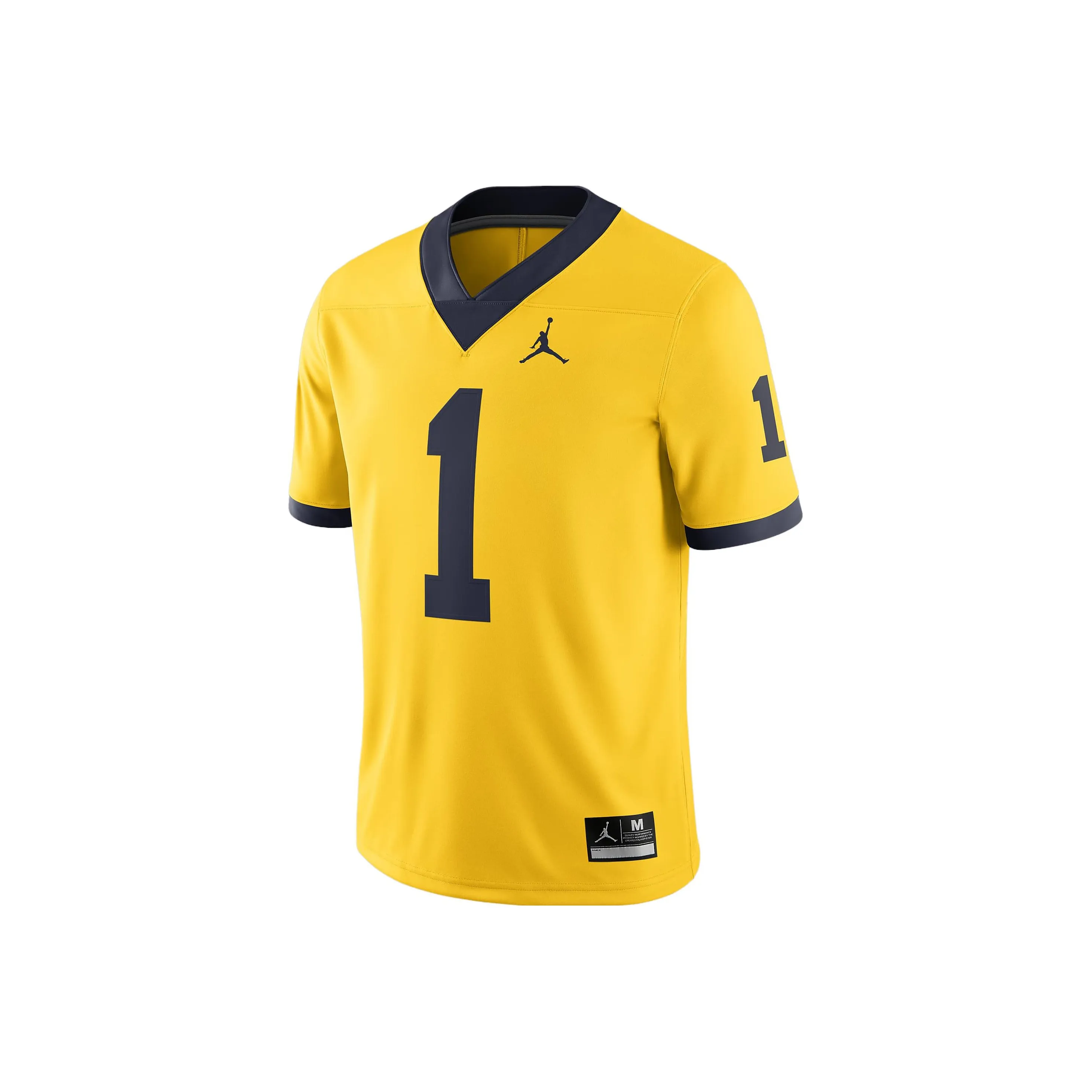 Jordan Michigan Wolverines Soccer Jerseys Men's Yellow