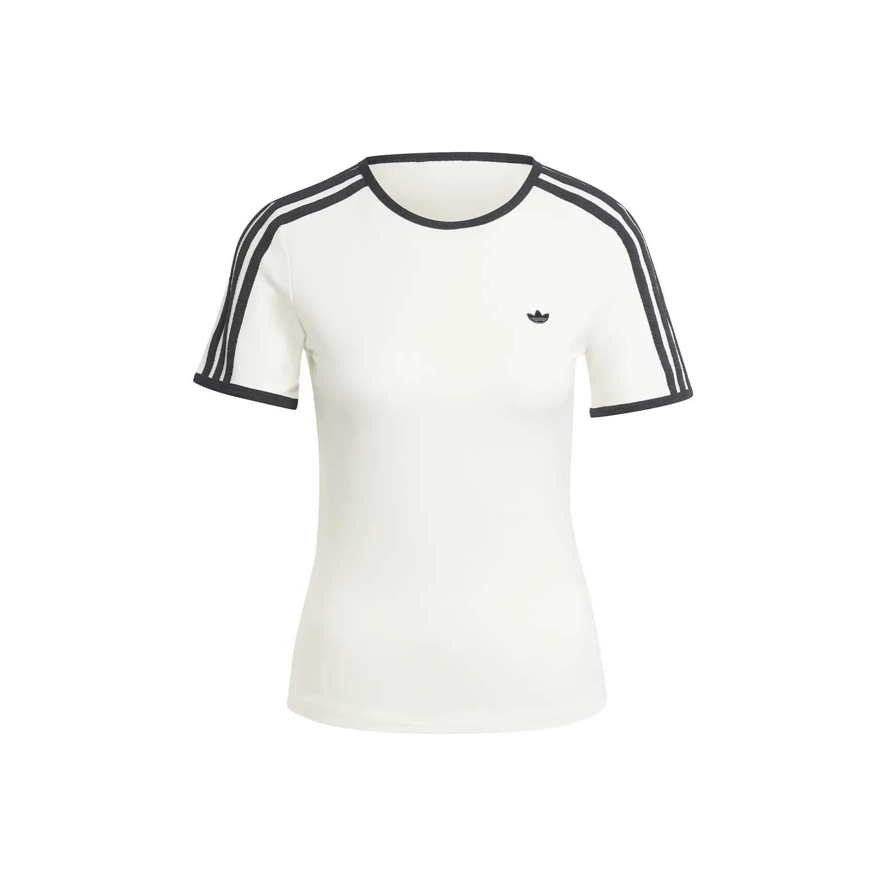 Adidas Originals 3 Stripe T-Shirt Женская Белая