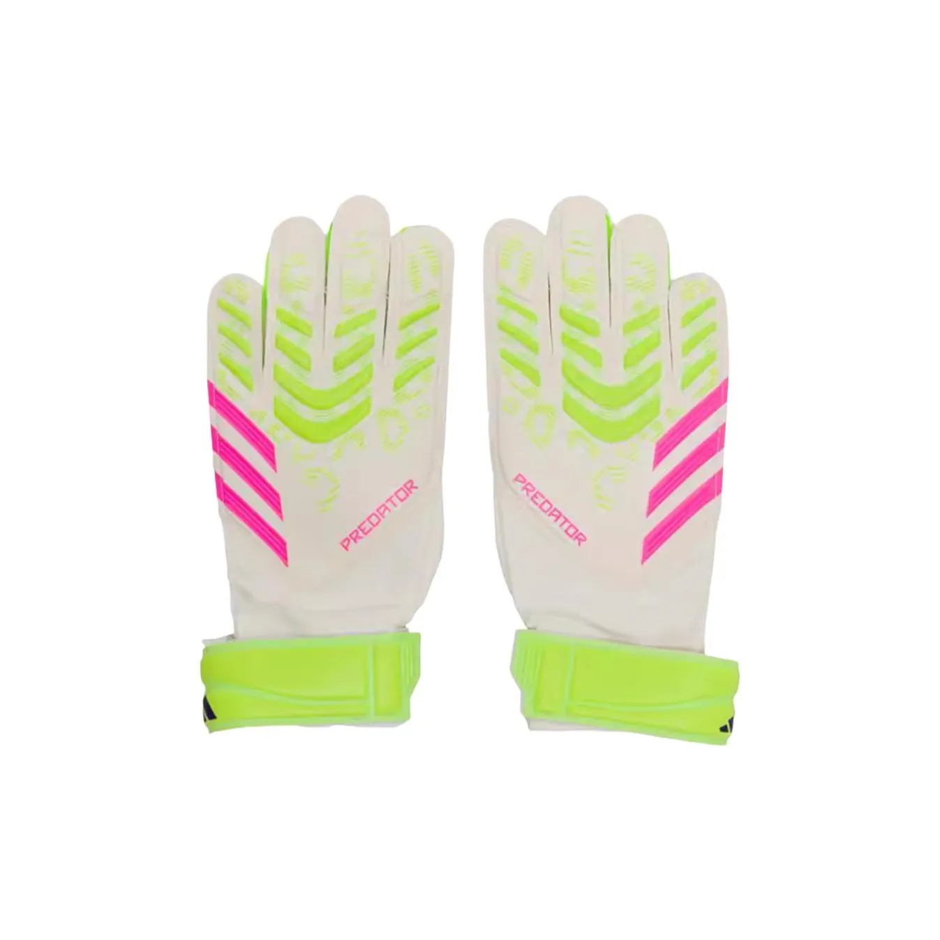 Adidas Полиэстер Резина Хлопок Спортивные Перчатки Унисекс Зеленый