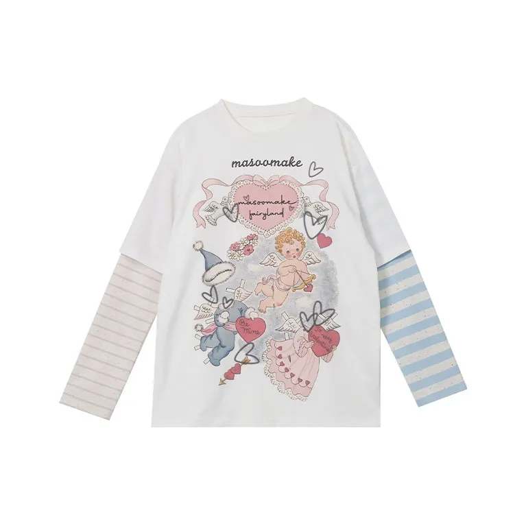 MASOOMAKE T-рубашка Женская Белая