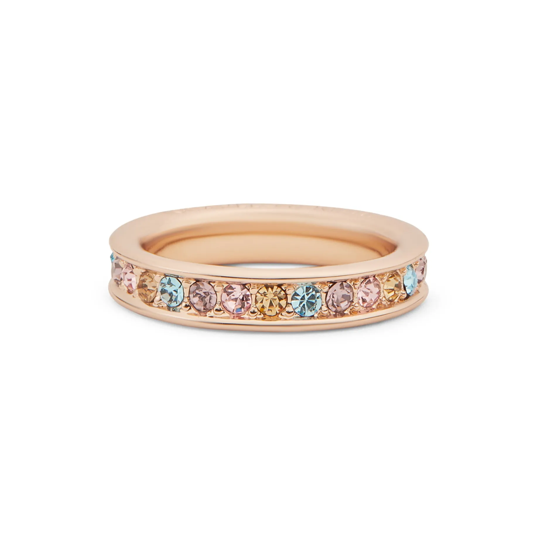 CHARLES KEITH Латунь Crystal Rings Женские Розовое золото Серебряный