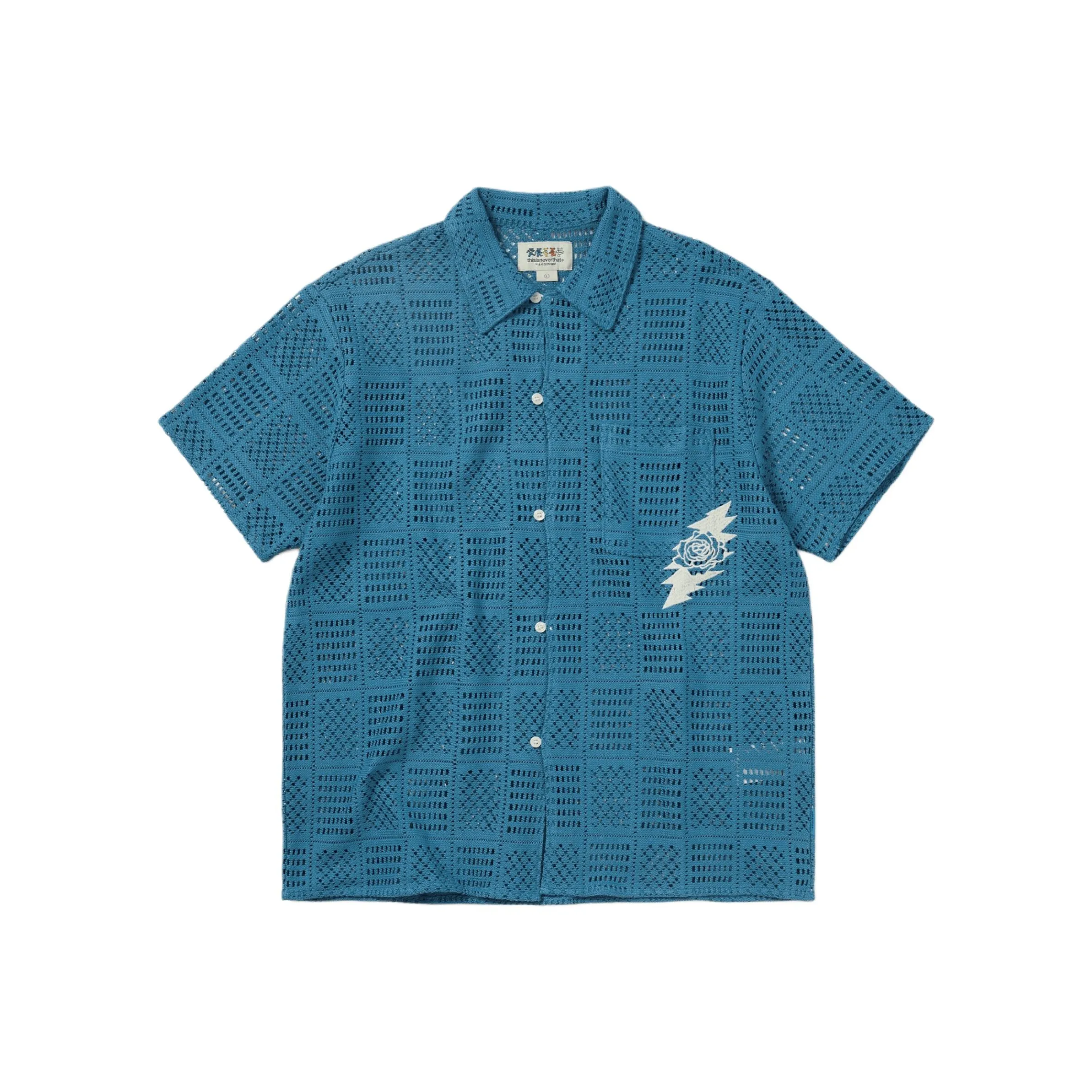 Thisisneverthat X Grateful Dead Shirt Unisex Light Blue