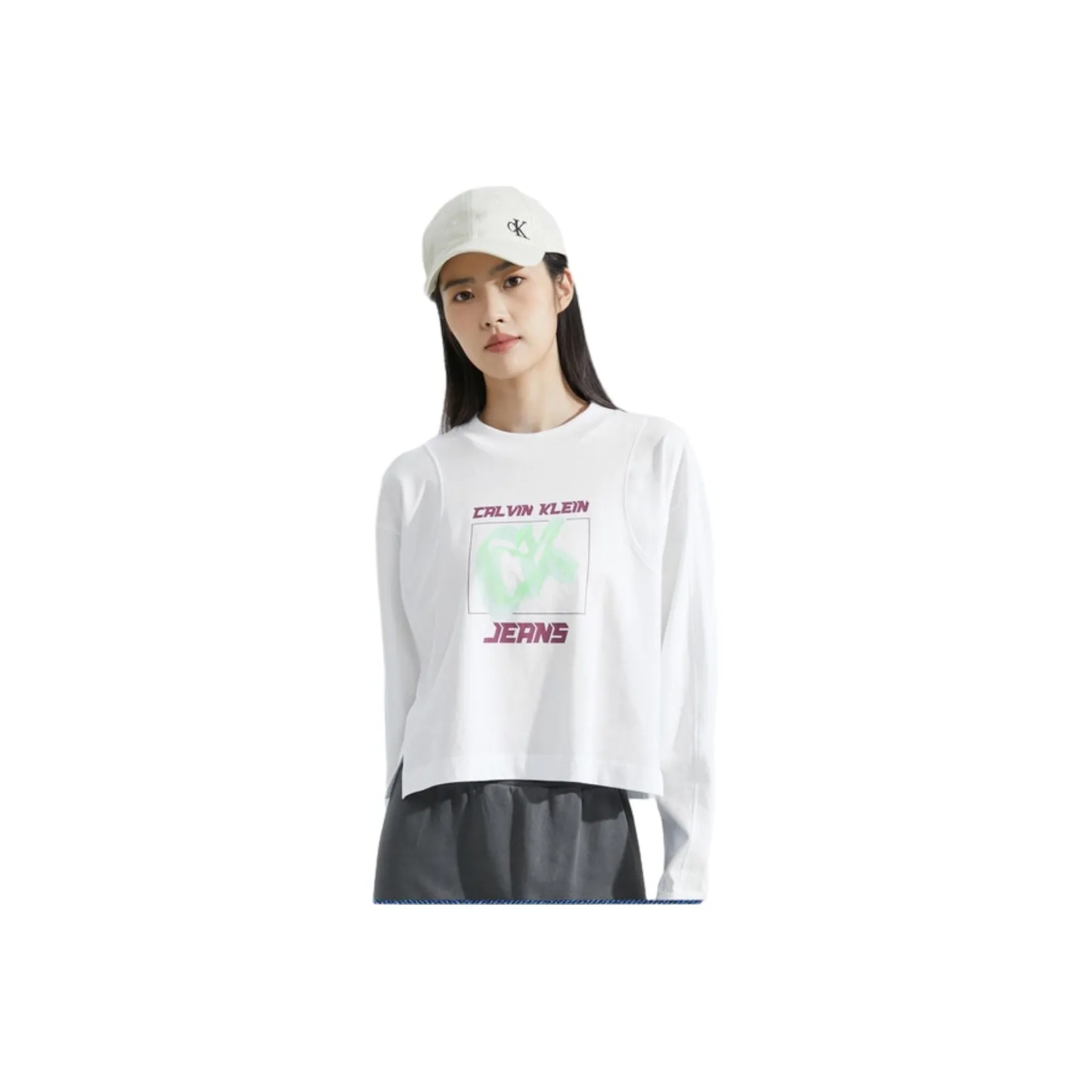 Calvin Klein T Shirts Women's Moon White YAF