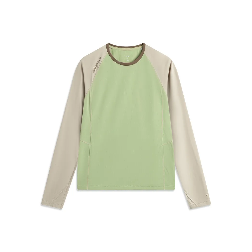 Т-рубашка с подкладкой женская шалфейно-зеленая