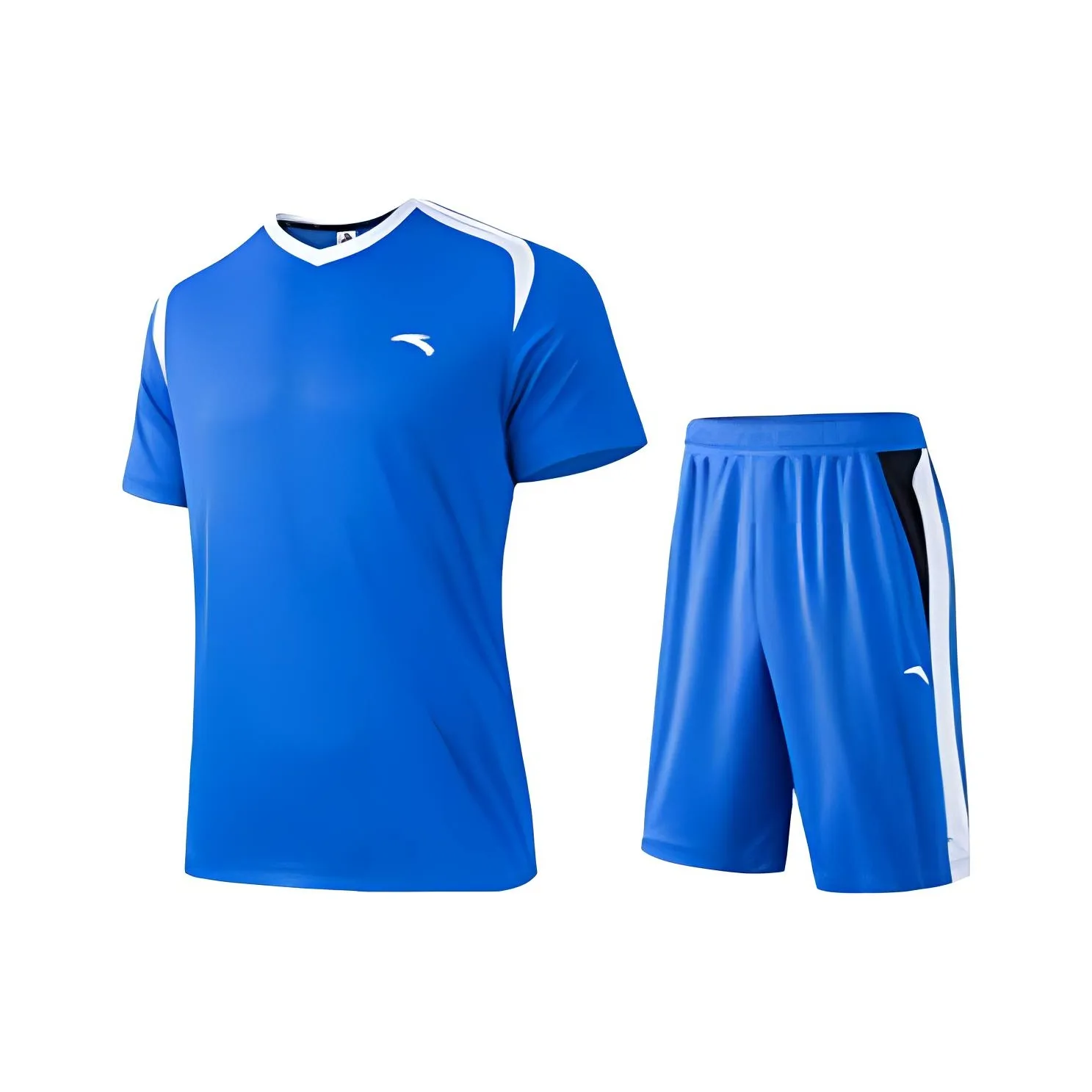 Anta Variety Training Collection Soccer Jersey Set Men's Storm Blue