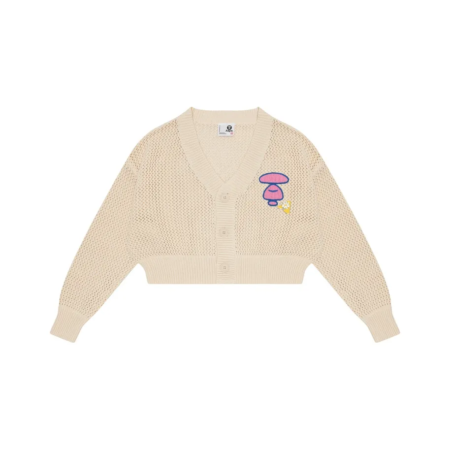 Aape Knitted Logo Cardigan