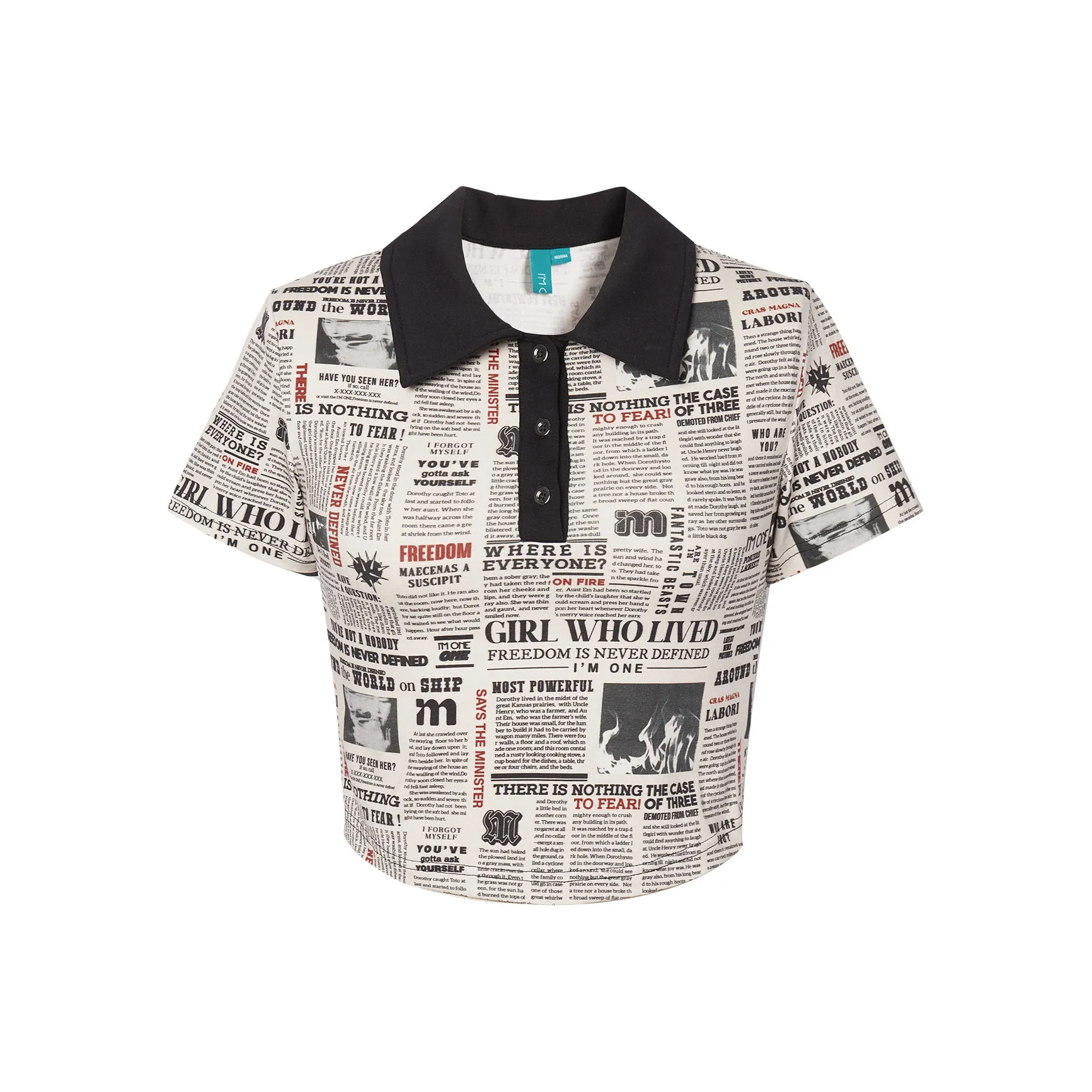 I'M ONE Поло-рубашка с воротником облегающий крой короткие рукава женская